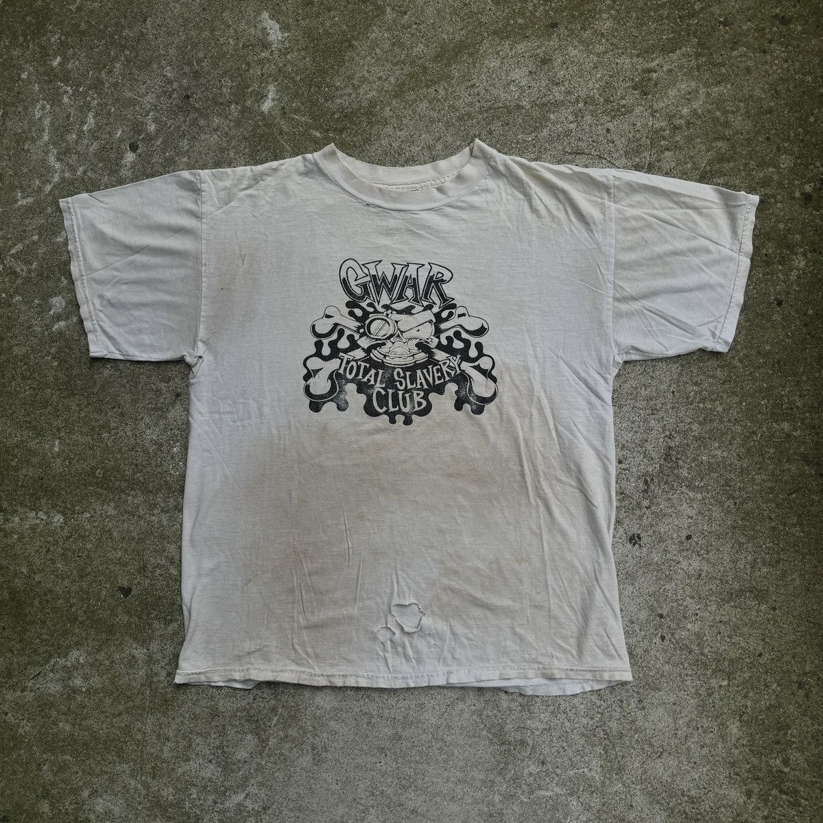 Band Tees Gwar Thrashed Distressed Stained Shirt Punk Grunge ERD Size US L / EU 52-54 / 3 - 1 Thumbnail