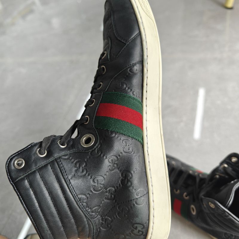 Gucci Gucci Casual Slip-Resistant Sneakers in Black Size US 10.5 / EU 43-44 - 3 Thumbnail