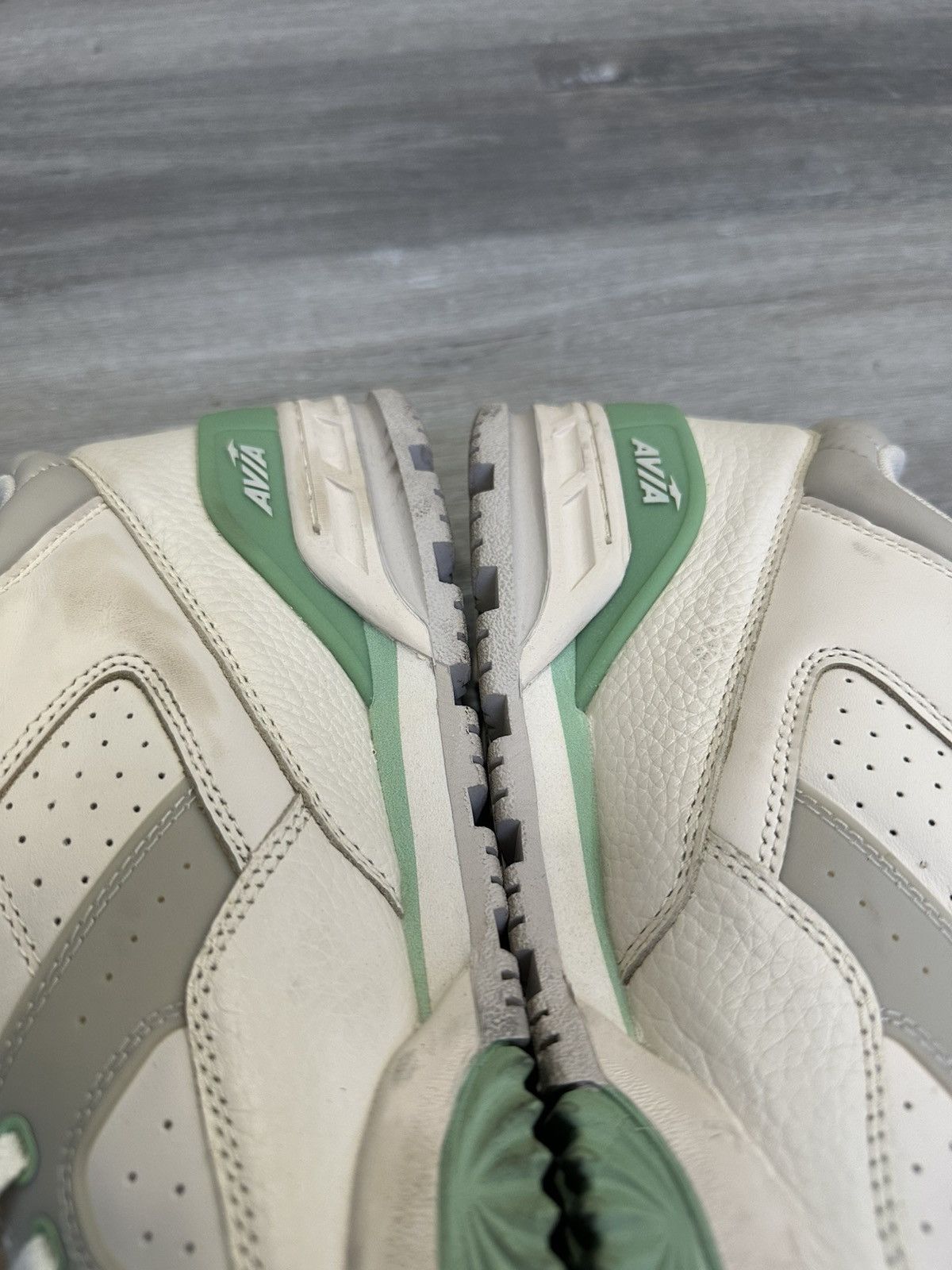 Avia Avia Legacy 855 Low Men White Cream Classic Green Size 12 Size US 12 / EU 45 - 5 Thumbnail