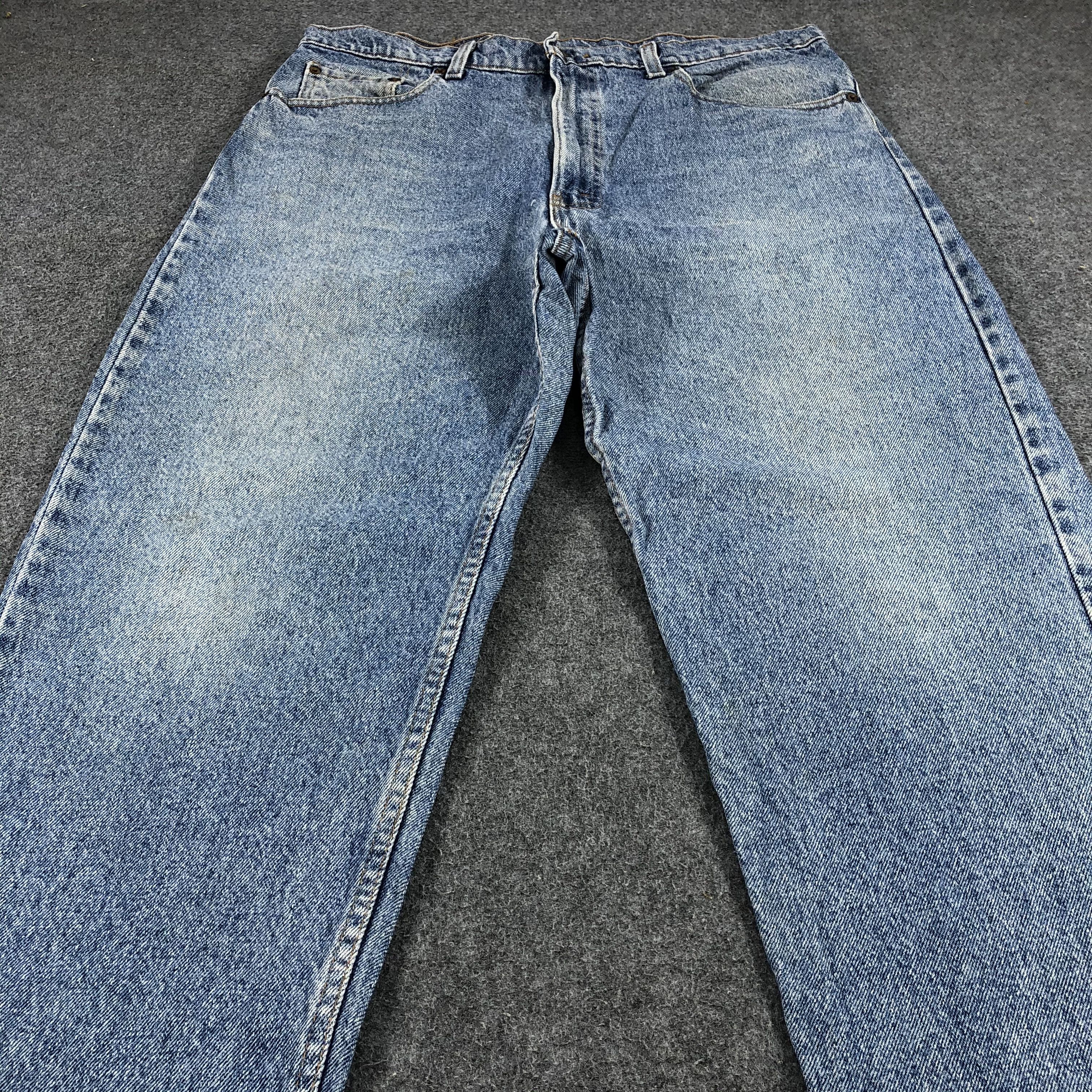 Levi's Vintage Levis 550 Jeans Light Washed Denim-J1034 Size US 36 / EU 52 - 3 Thumbnail
