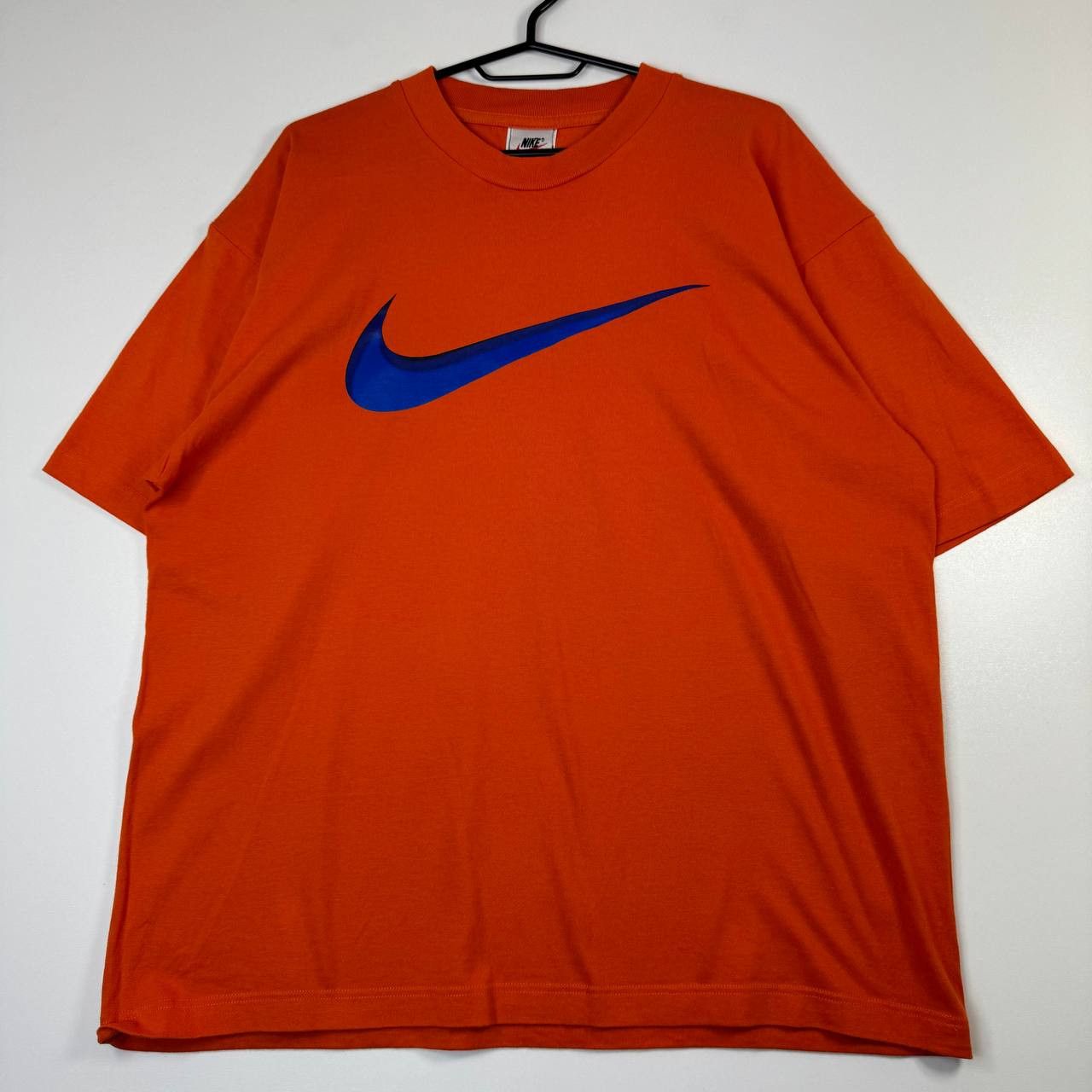Nike Nike Swoosh T-Shirt Orange CA#05553 Mens L Size US L / EU 52-54 / 3 - 1 Thumbnail
