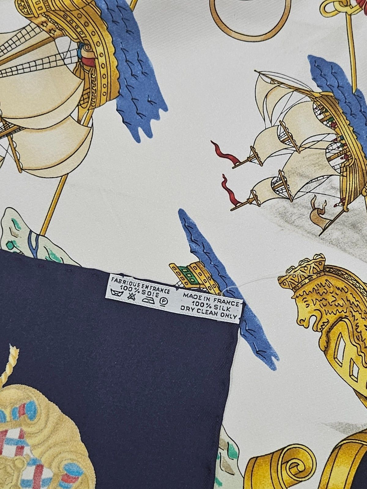 Hermes HERMES Voiles De luminere Silk Scarf Size ONE SIZE - 5 Thumbnail