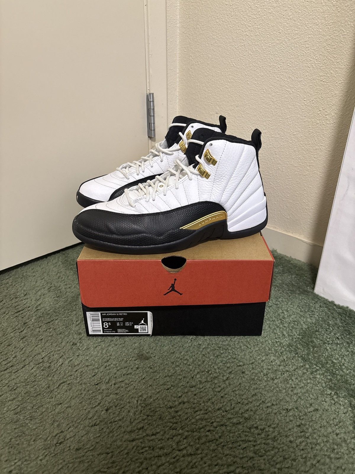 Jordan Brand 2021 Jordan 12 Retro “Royalty” Size 8.5 Size US 8.5 / EU 41-42 - 1 Thumbnail