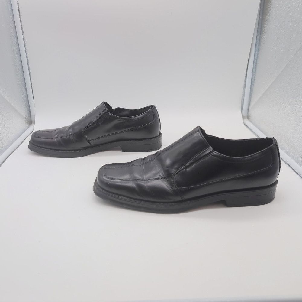 Nunn Bush Nunn Bush NXXT Sz 11 Men's Black Leather Slip-On Shoes Size US 11 / EU 44 - 3 Thumbnail