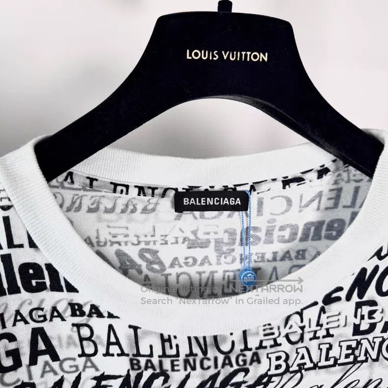 Balenciaga Balenciaga Lettering Printed Long-sleeve T-shirt Size US S / EU 44-46 / 1 - 5 Thumbnail