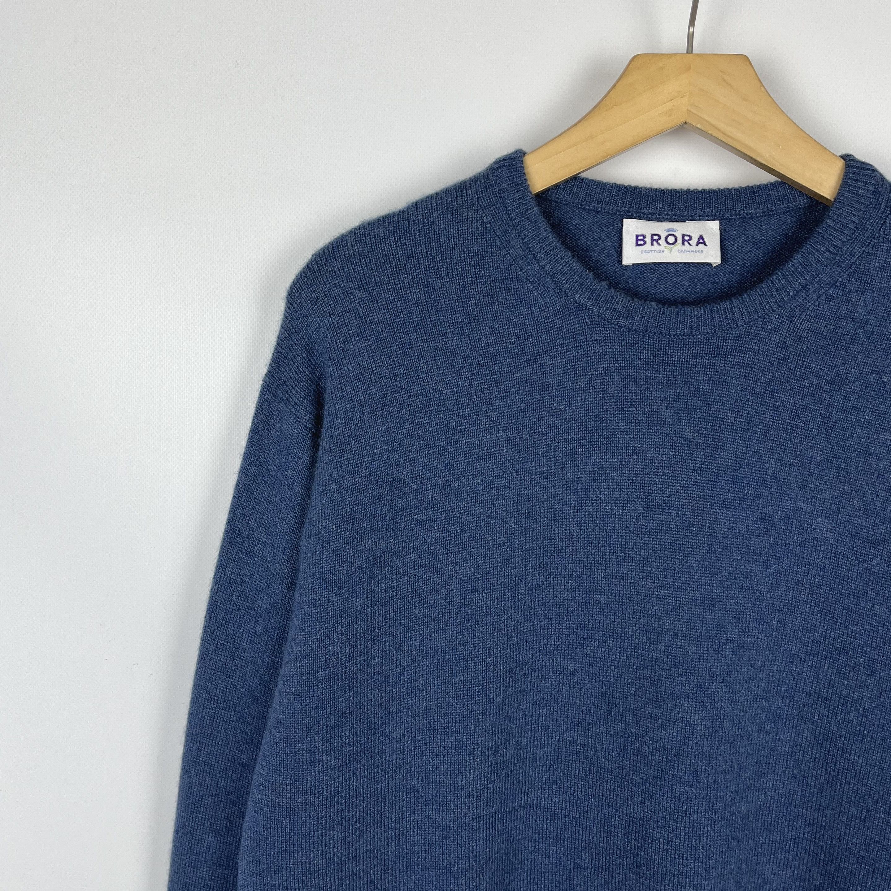 Other Vintage Brora 100% Cashmere Crewneck Sweater Size US L / EU 52-54 / 3 - 5 Thumbnail