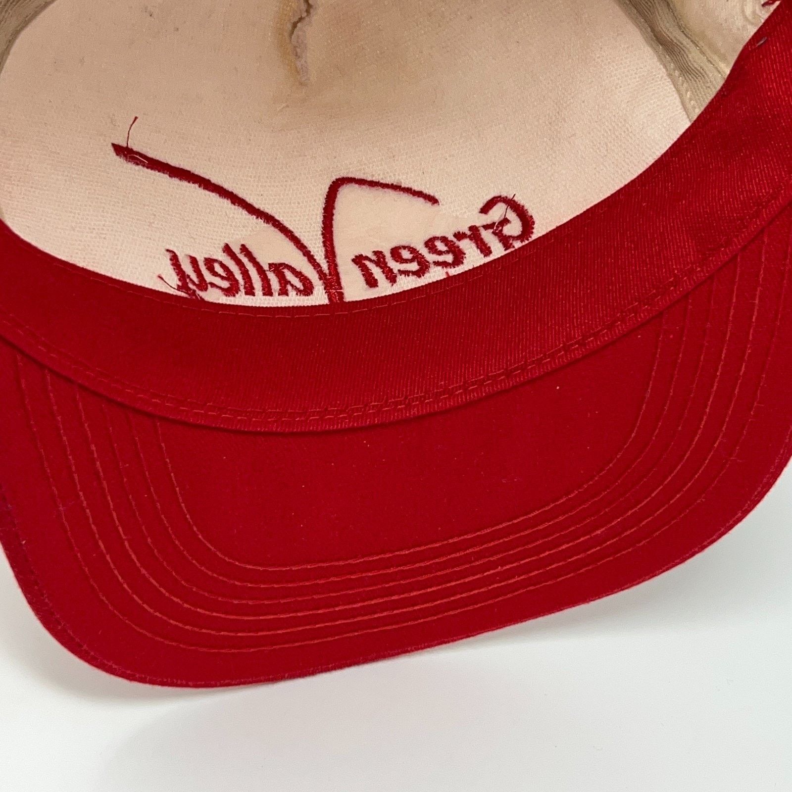 Vintage Vintage 90s Green Valley Golf Course Hat Cap Sioux City Red Size ONE SIZE - 5 Thumbnail
