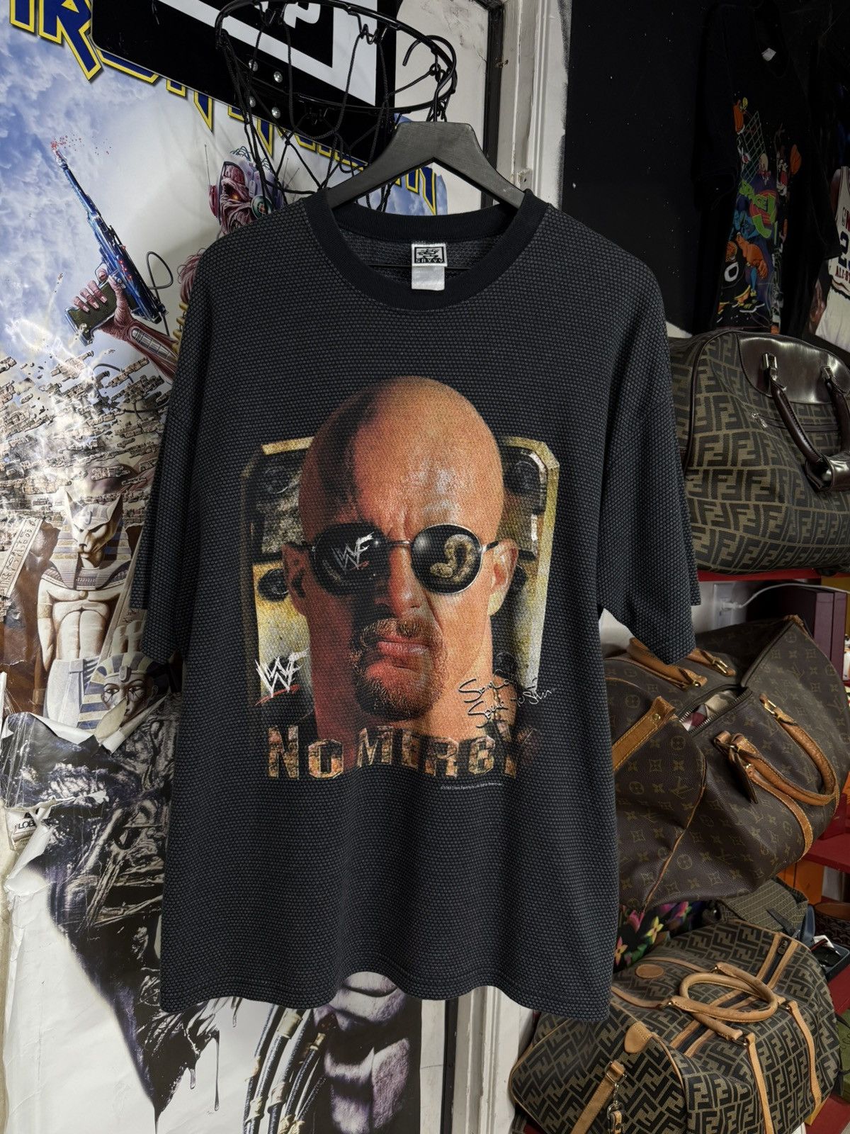 Vintage Vintage 90’s Stone Cold Steve Austin T-Shirt Vtg WWF Tee 2XL Size US XXL / EU 58 / 5 - 5 Thumbnail