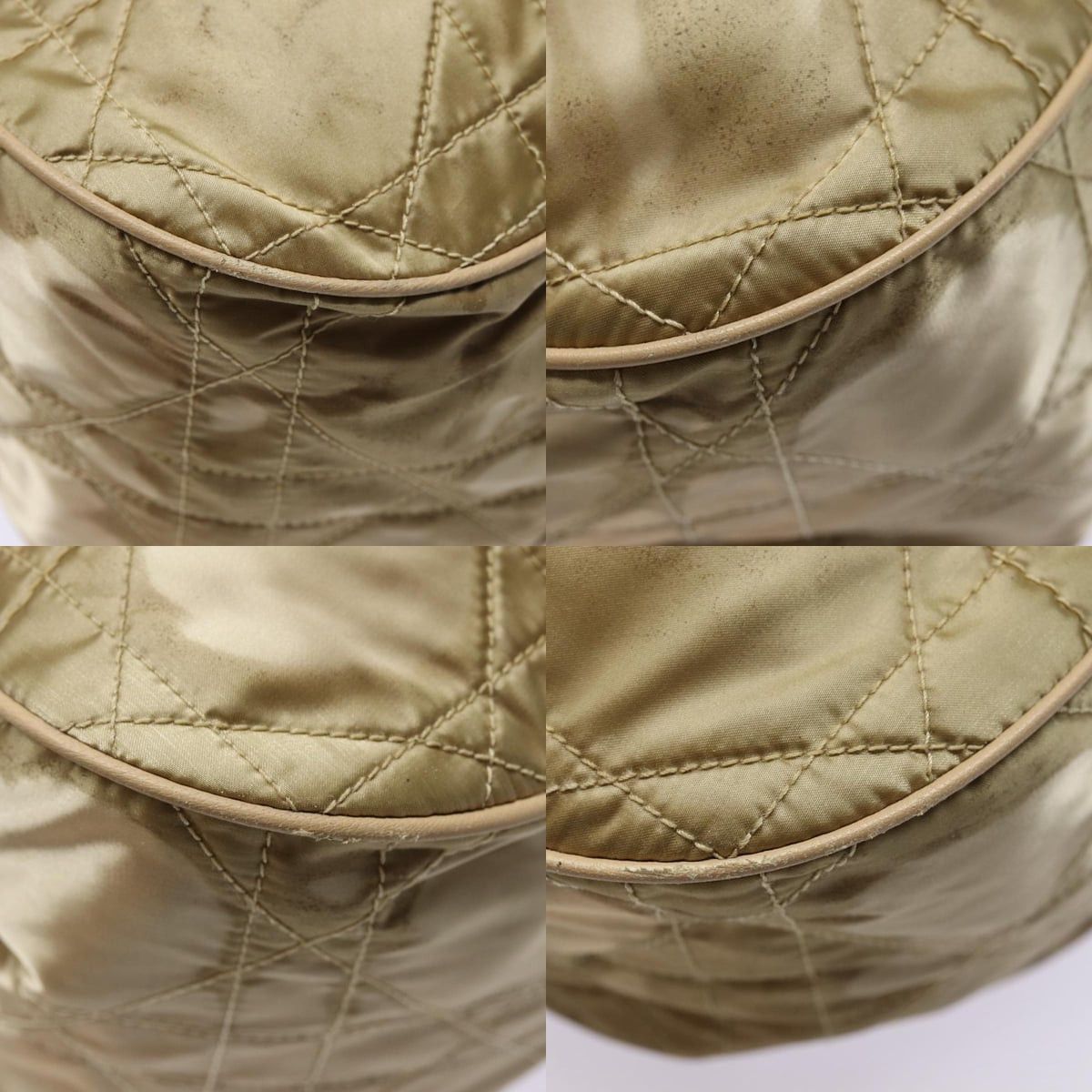 Dior DIOR Lady DIOR Canage Shoulder Bag Nylon Beige Size ONE SIZE - 10 Thumbnail