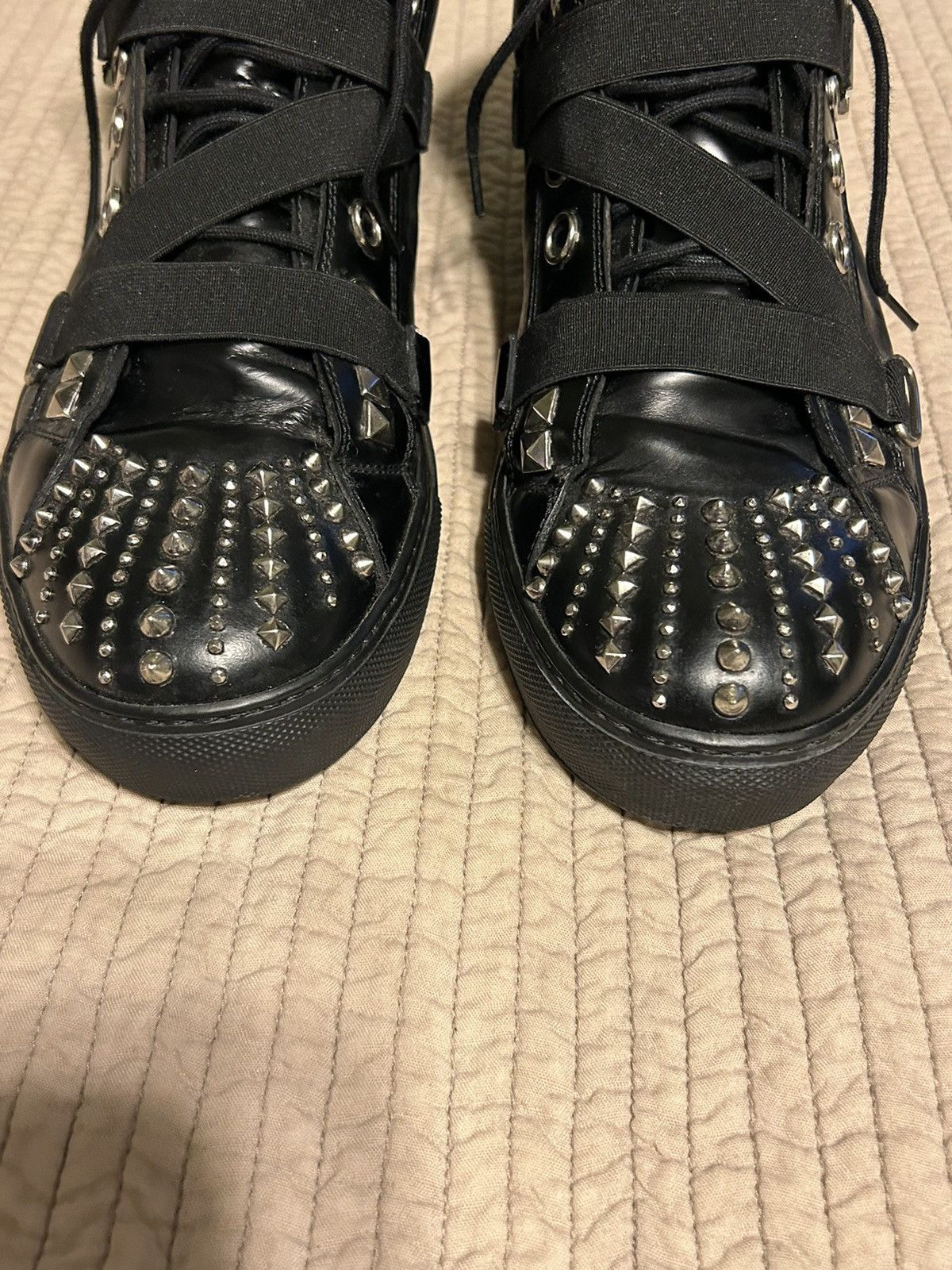 Paciotti 2007 Spiked Boxcalf Hi-tops Size US 10 / EU 43 - 15 Thumbnail