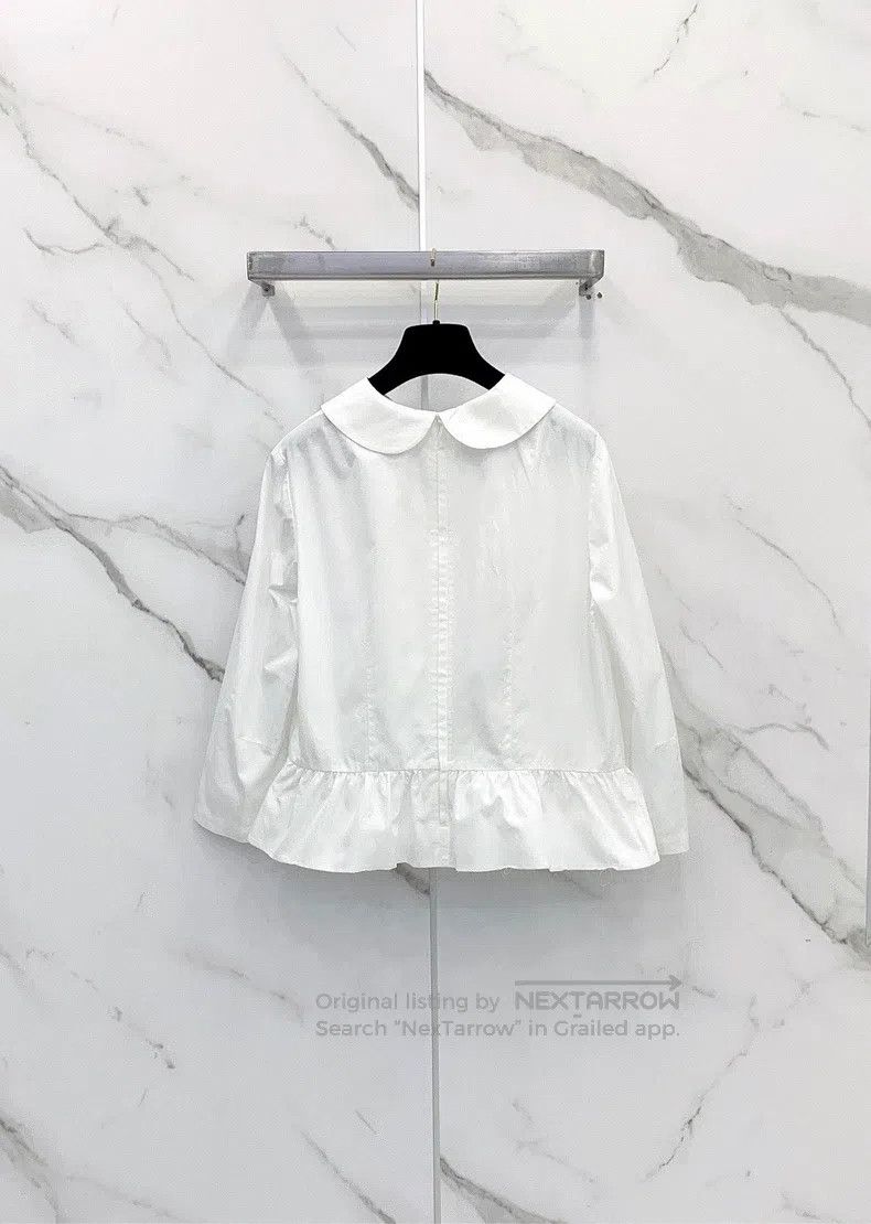 Comme des Garcons Comme Des Garcons White Peter Pan collar shirt Size M / US 6-8 / IT 42-44 - 2 Thumbnail