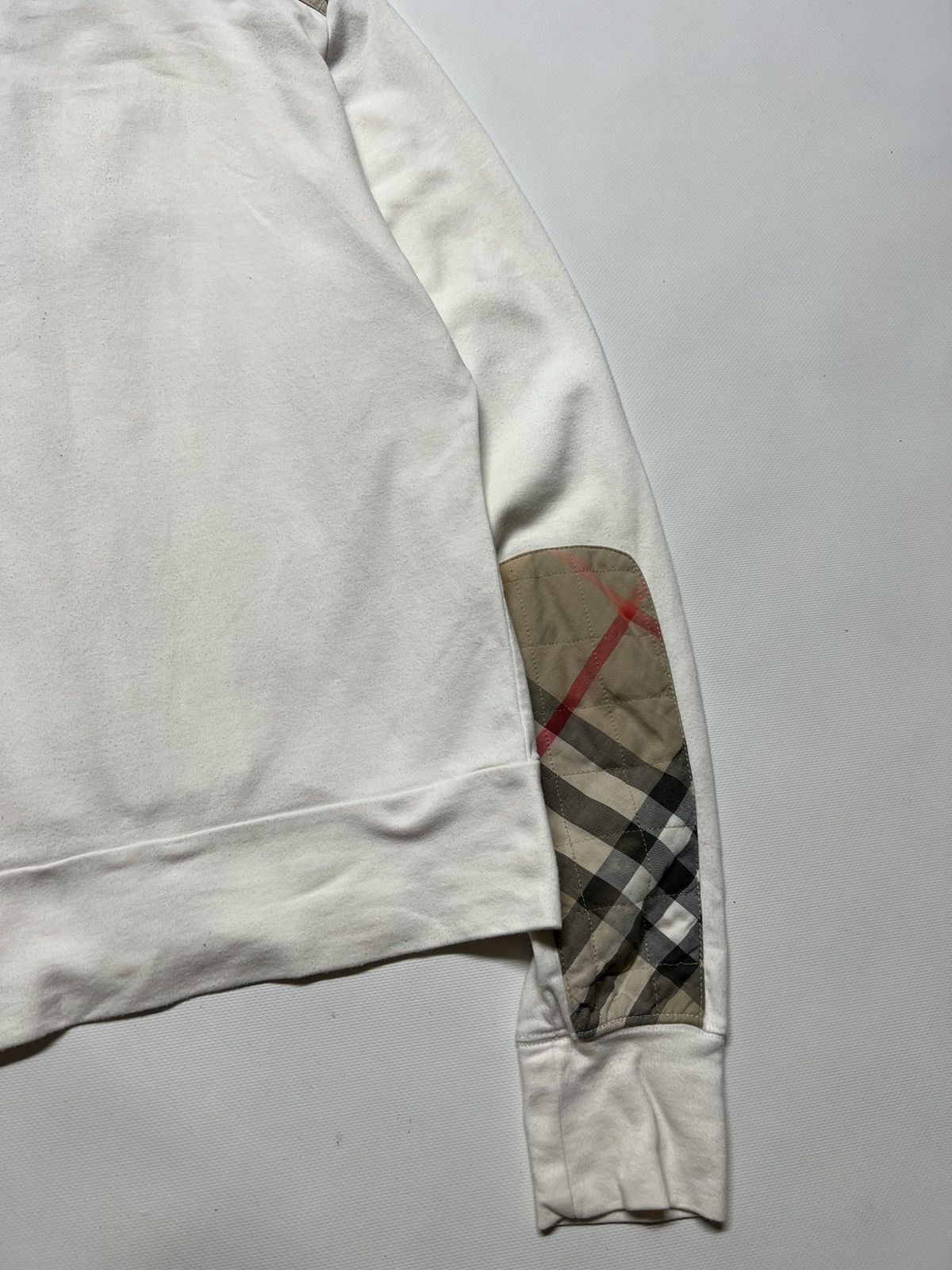Burberry × Vintage Vintage Y2k Burberry London 🤍 Nova Check Zip Sweatshirt 00’s Size M / US 6-8 / IT 42-44 - 18 Thumbnail