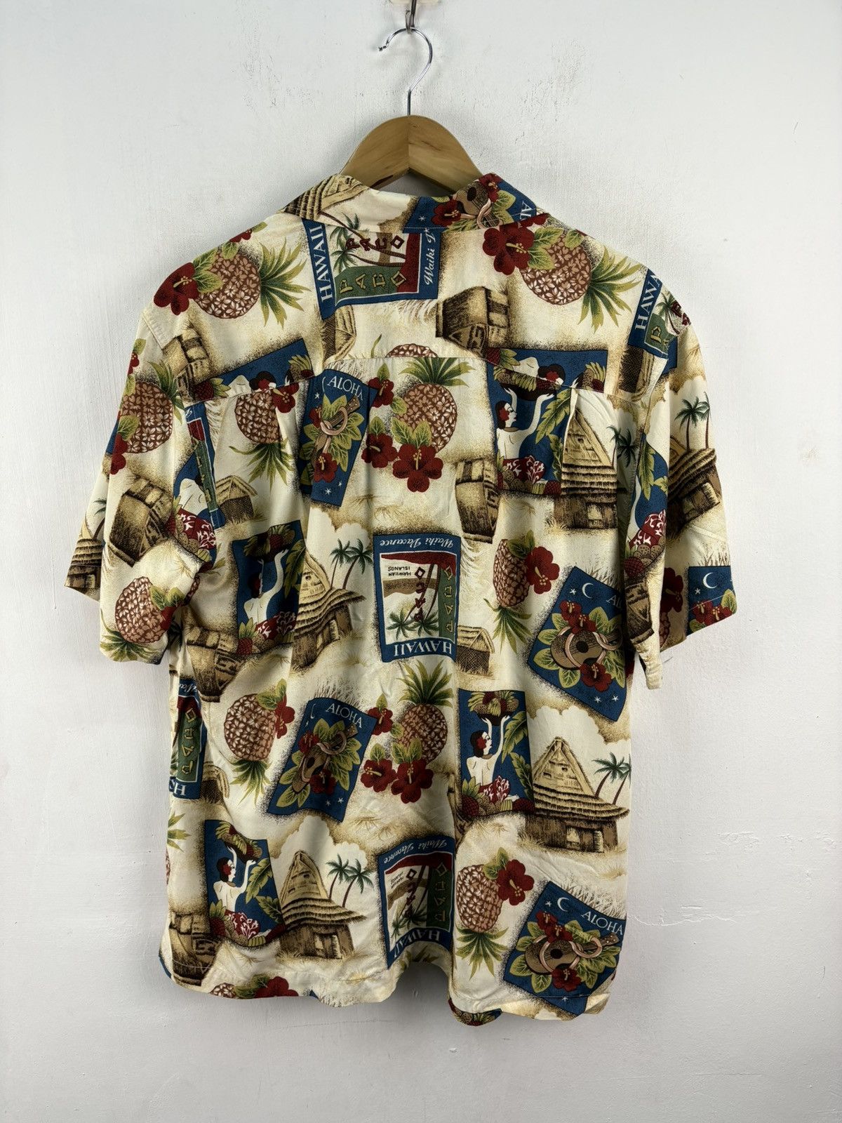 Vintage Vintage Aloha Hawaii Shirt Button Up Fullprint Size US L / EU 52-54 / 3 - 6 Thumbnail