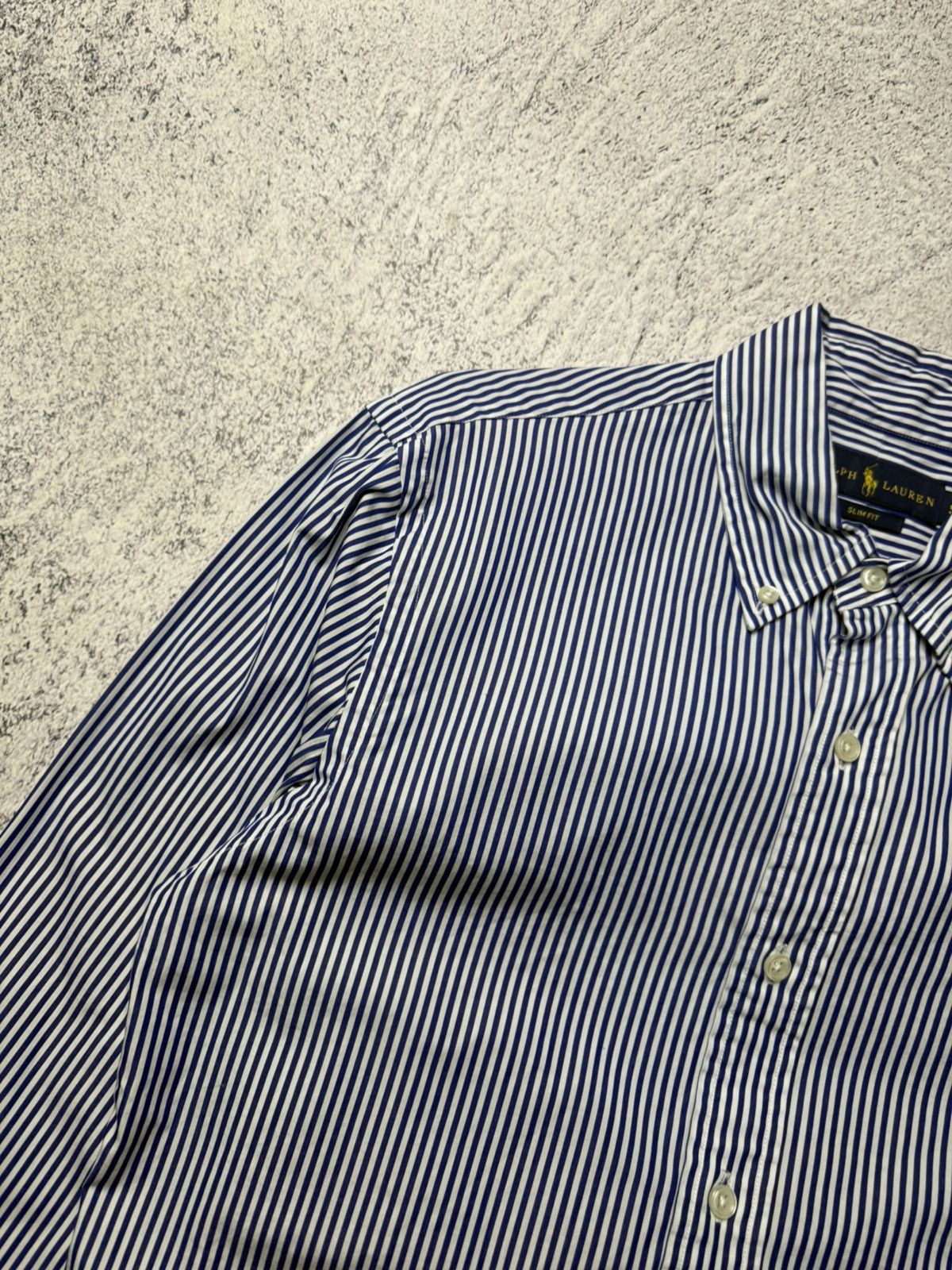 Polo Ralph Lauren Vintage RALPH LAUREN Striped long Sleeved Shirt Rare Size US S / EU 44-46 / 1 - 10 Thumbnail