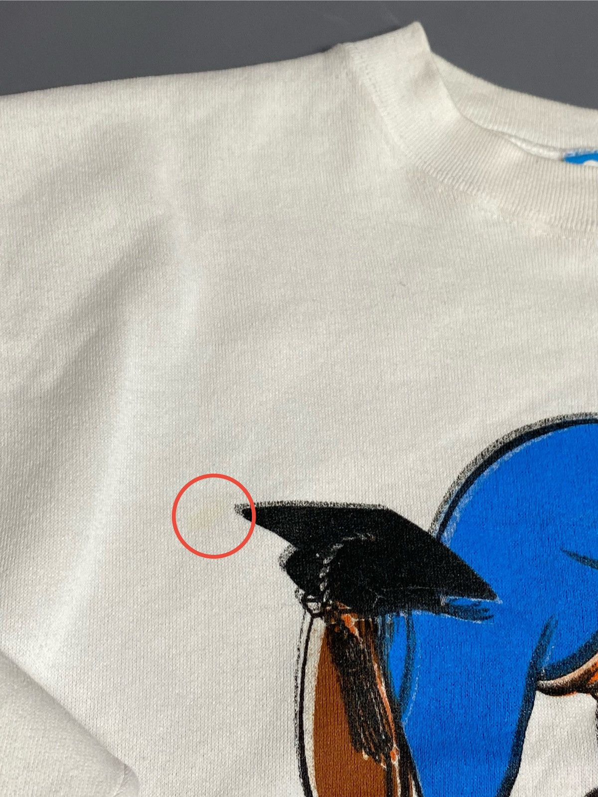 Disney 90s Disneyland Grad Nite Goofy Sweatshirt USA One Size White Size US M / EU 48-50 / 2 - 18 Thumbnail