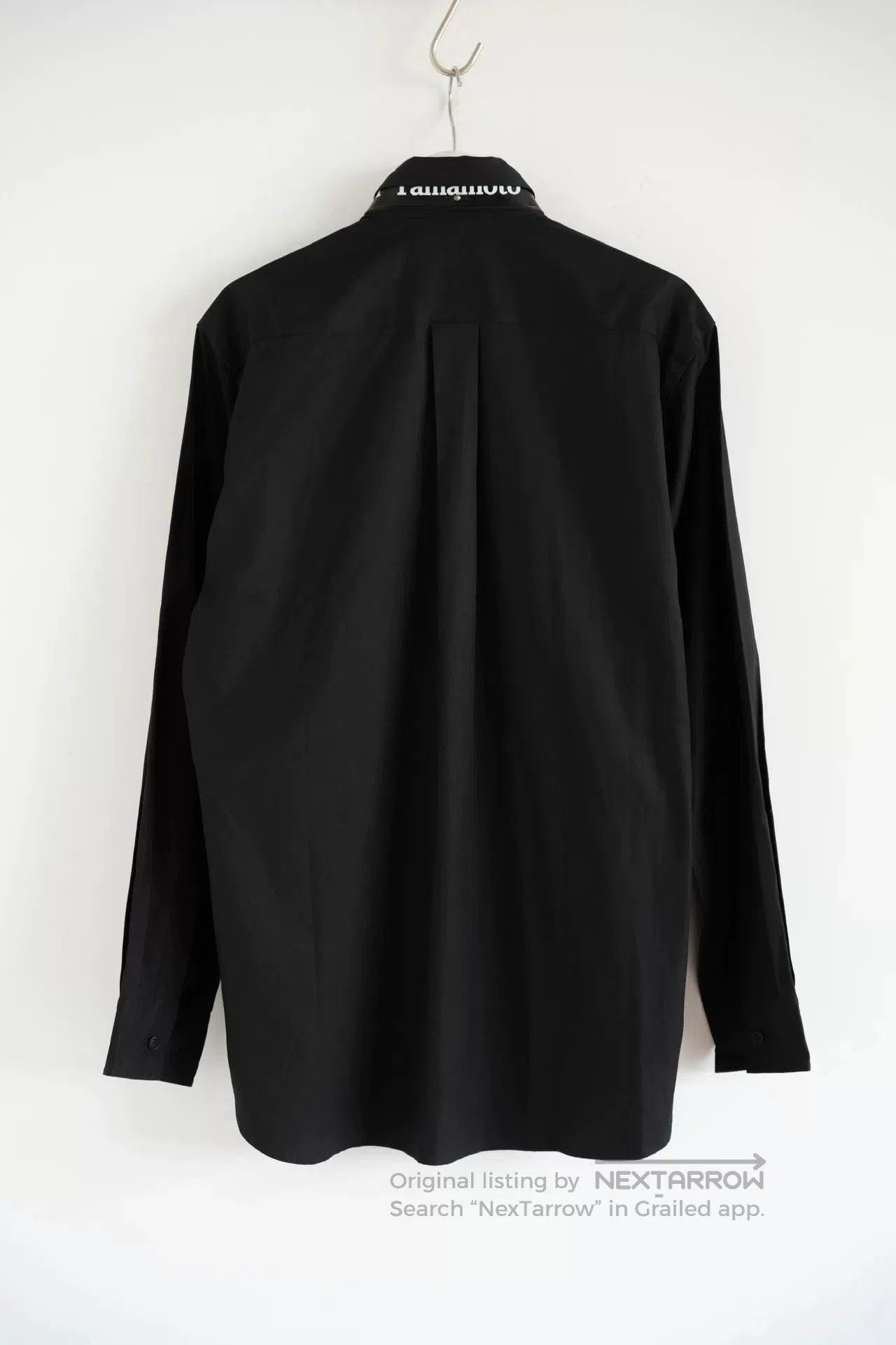 Yohji Yamamoto black cotton long sleeve shirt by Yohji Yamamoto. Size US M / EU 48-50 / 2 - 2 Thumbnail