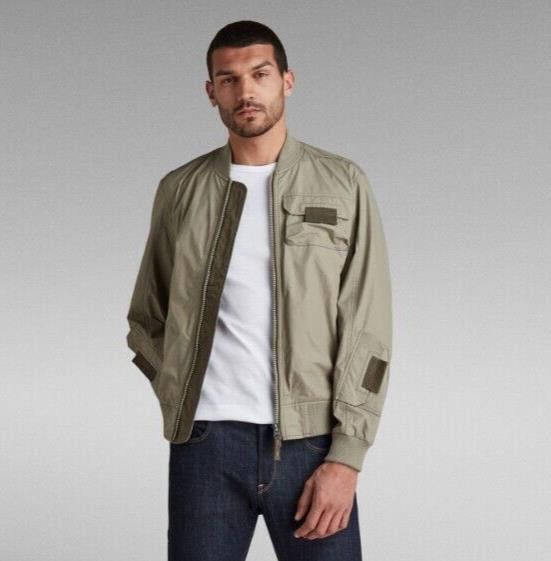G-Star G-Star RAW Poplin Utility Bomber Jacket Multipocket XL Size US XL / EU 56 / 4 - 1 Thumbnail