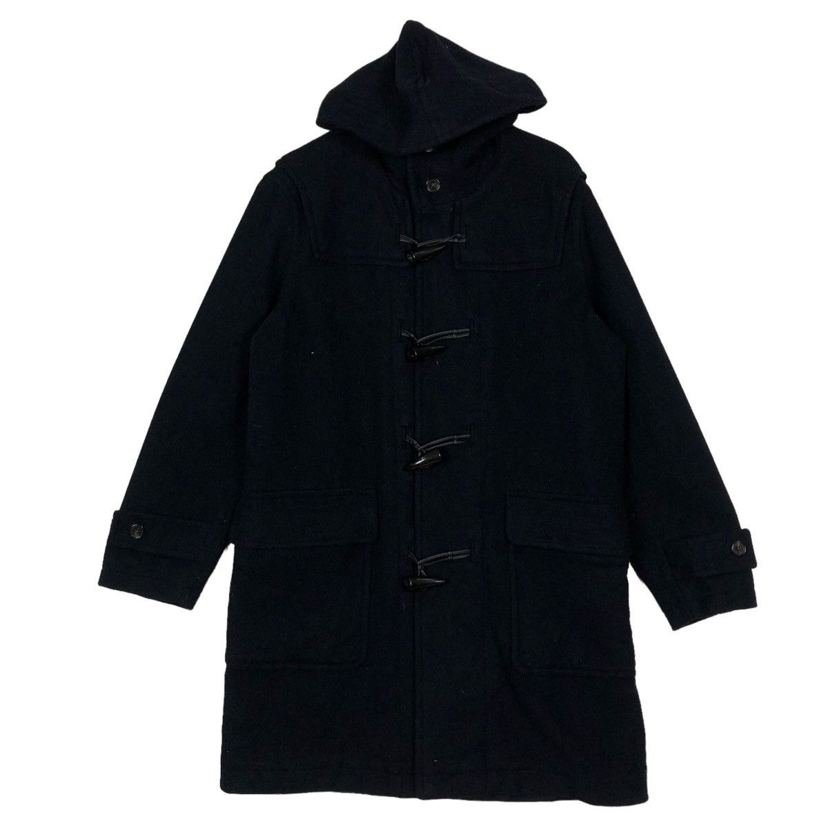 Japanese Brand 🔥Long Wool Duffle Jacket J.W.Anderson Japan Tartan Design Size US M / EU 48-50 / 2 - 1 Thumbnail