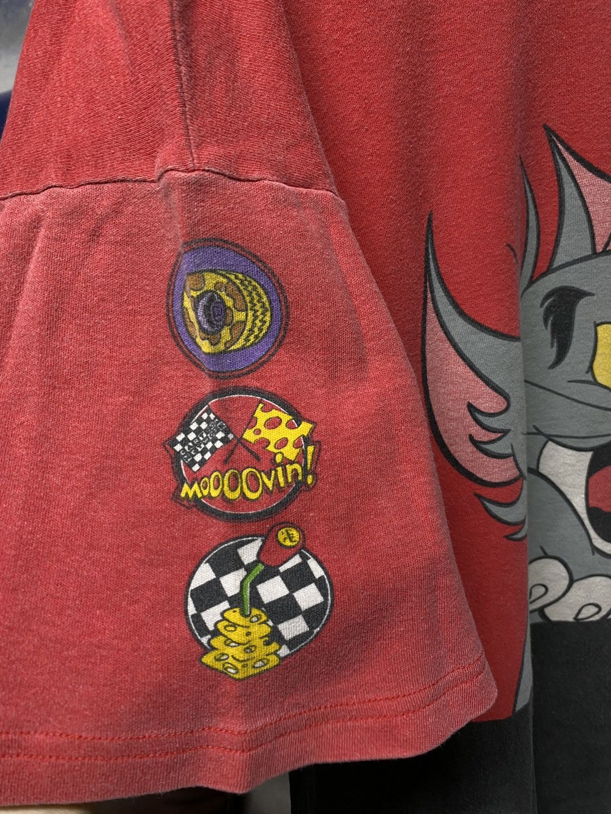 Vintage 90’s Vintage Tom & Jerry Cartoon Network Whacky Racking Tee Size US XL / EU 56 / 4 - 4 Thumbnail