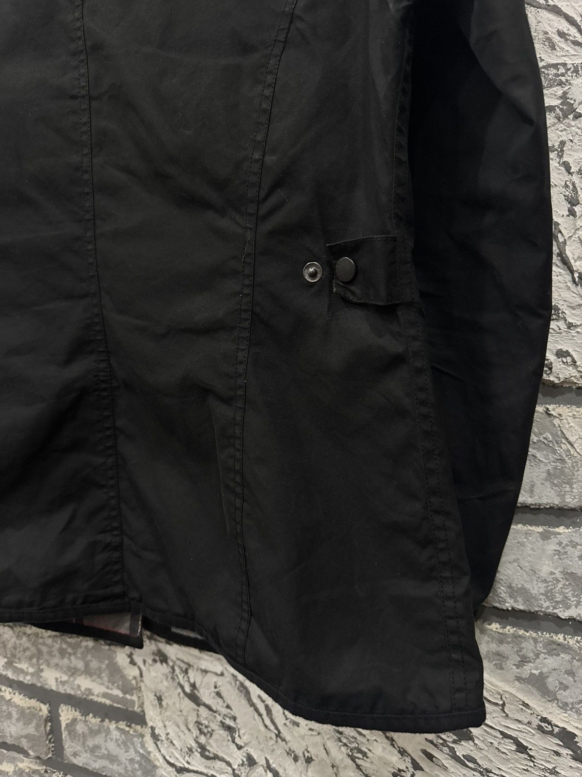 Barbour Womens Barbour Utility Black Waxed Jacket Size 12 Size M / US 6-8 / IT 42-44 - 11 Thumbnail