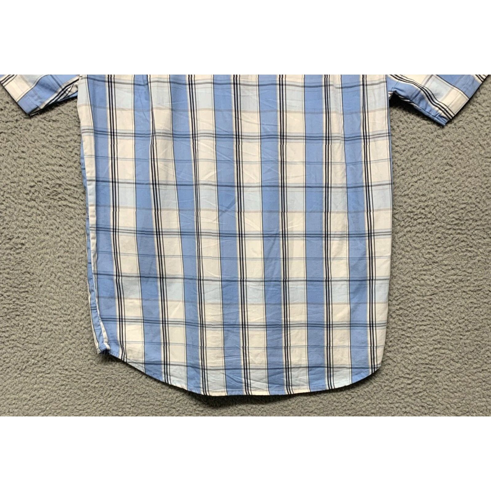 Under Armour Under Armour Men's M Fitted Plaid Short Sleeve Shirt Snap Button Collar Casual Shirt Size US M / EU 48-50 / 2 - 6 Thumbnail