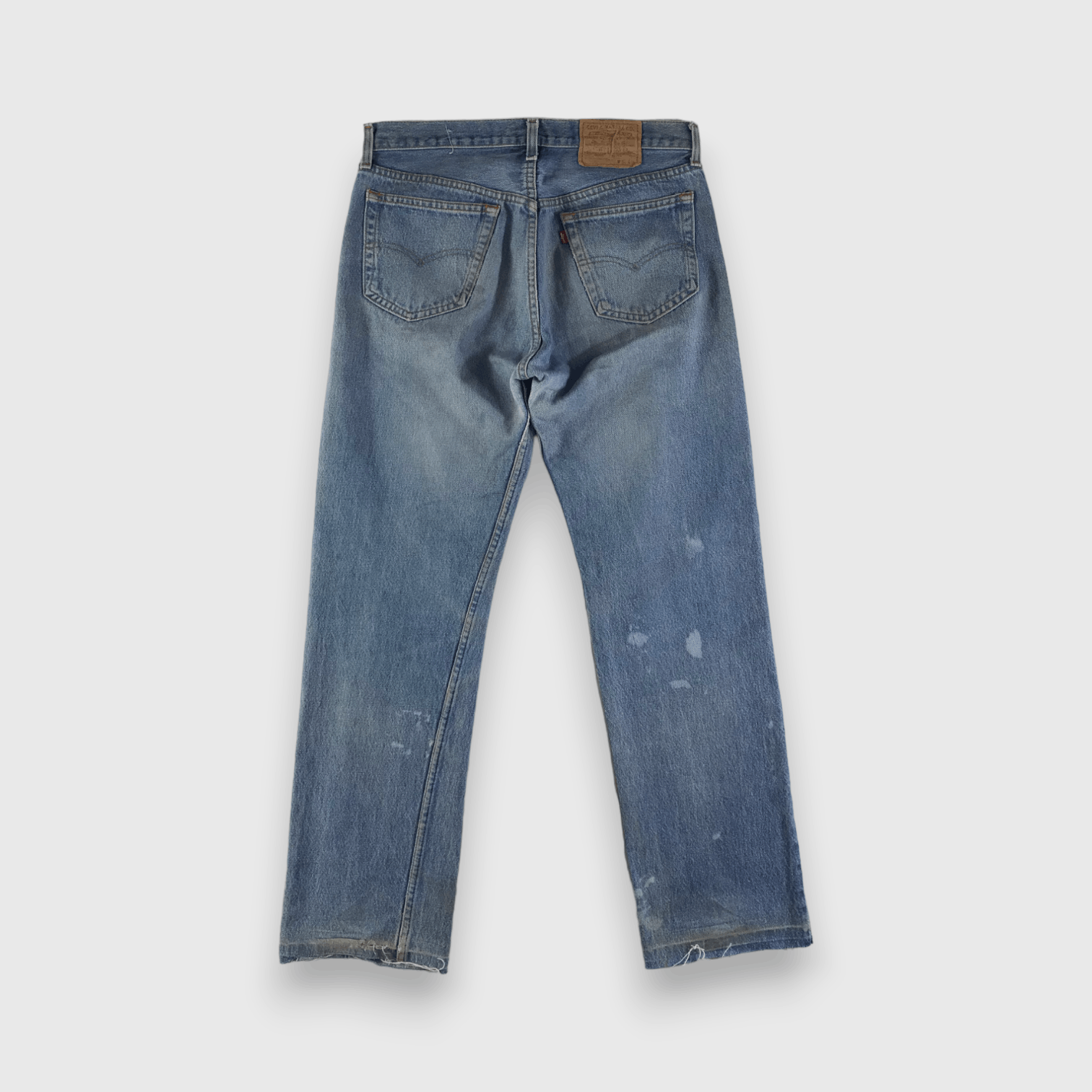 Levi's 80s Vintage Blue Wash Levis 501 Jeans-JM3719 Size US 33 - 2 Thumbnail