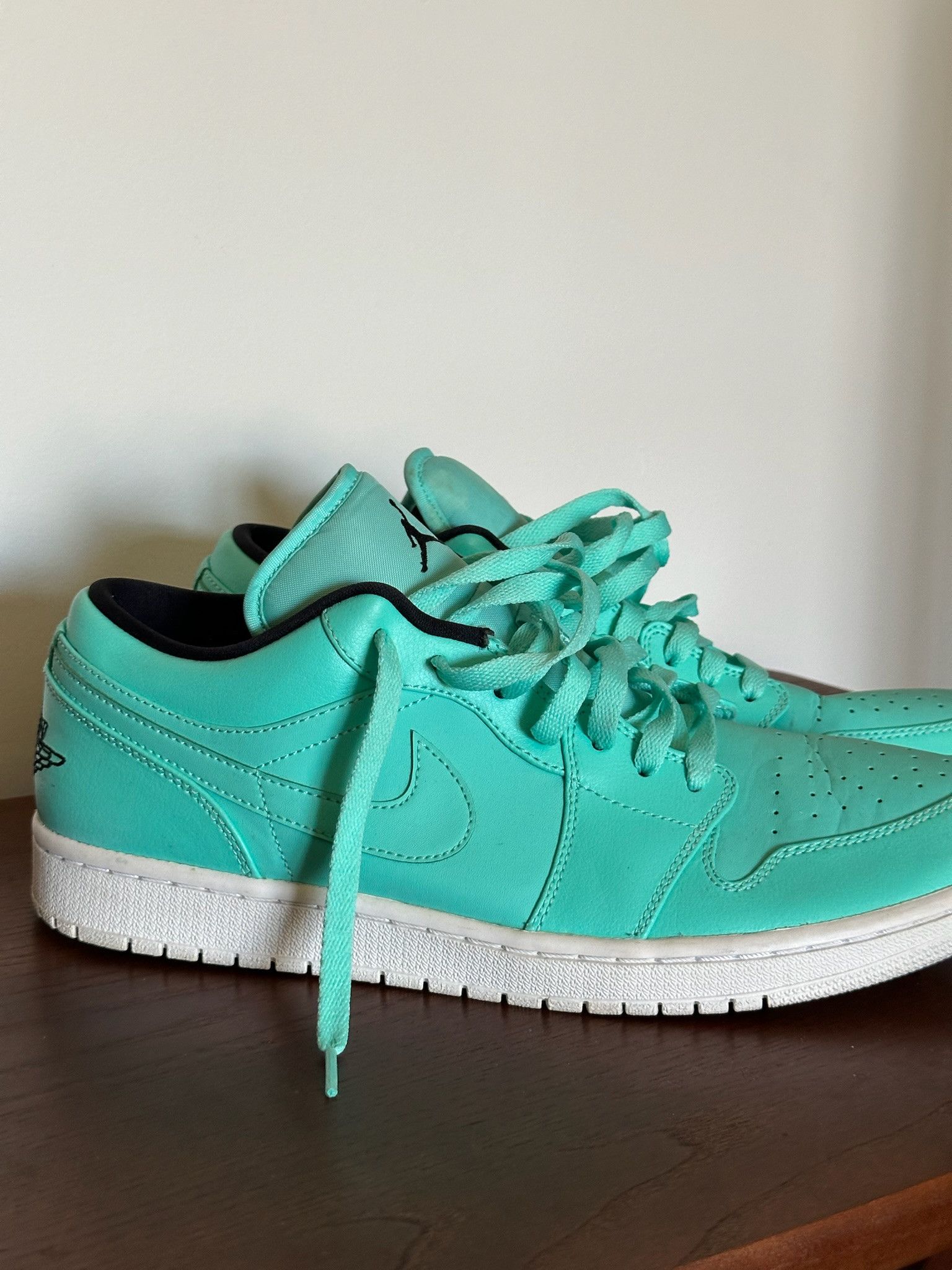Jordan Brand Air Jordan 1 Low "Hyper Turquoise" Size US 11.5 / EU 44-45 - 1 Thumbnail