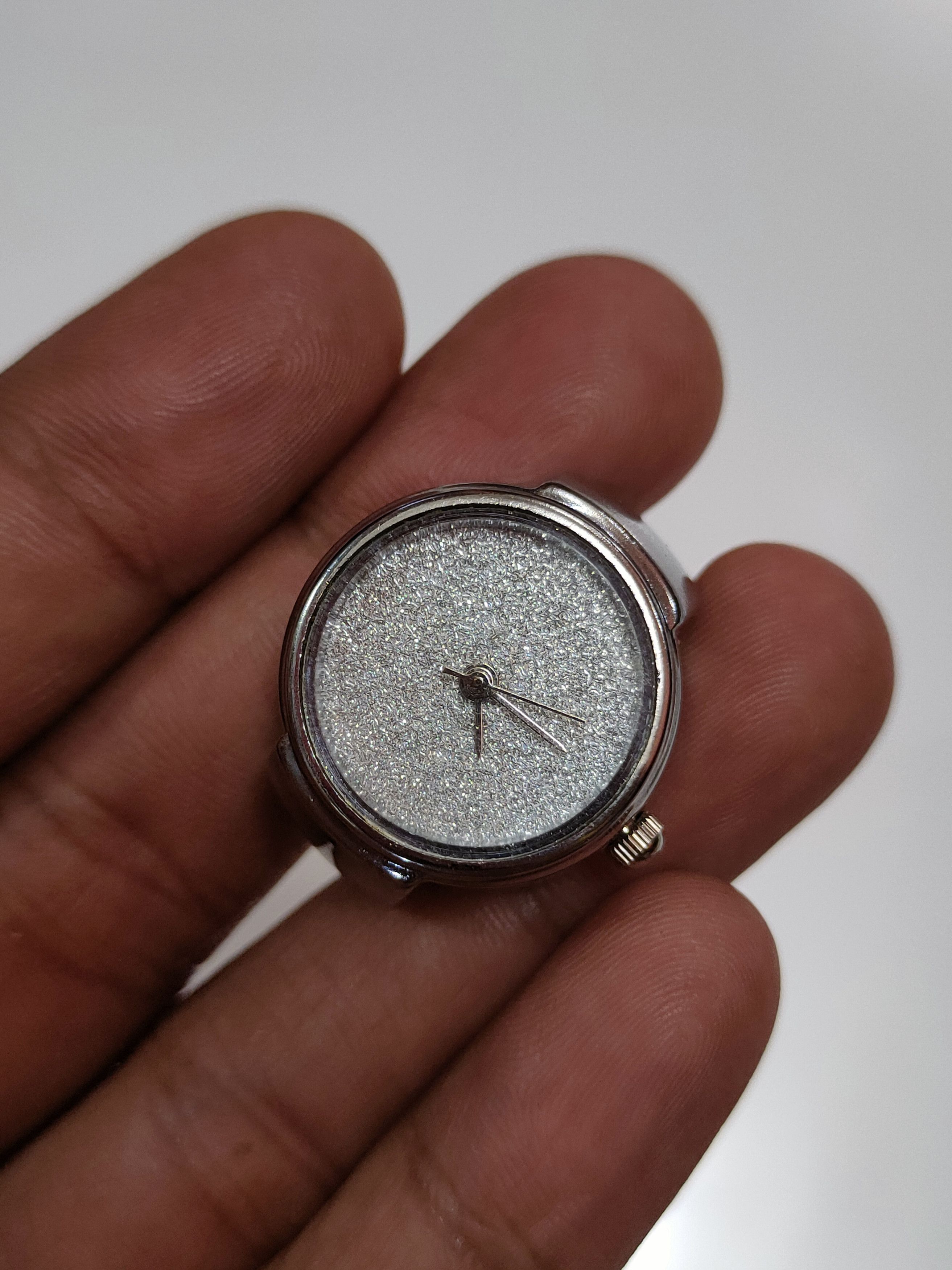 Japanese Brand Japan Ring watch adjustable strap silver color Size ONE SIZE - 4 Thumbnail
