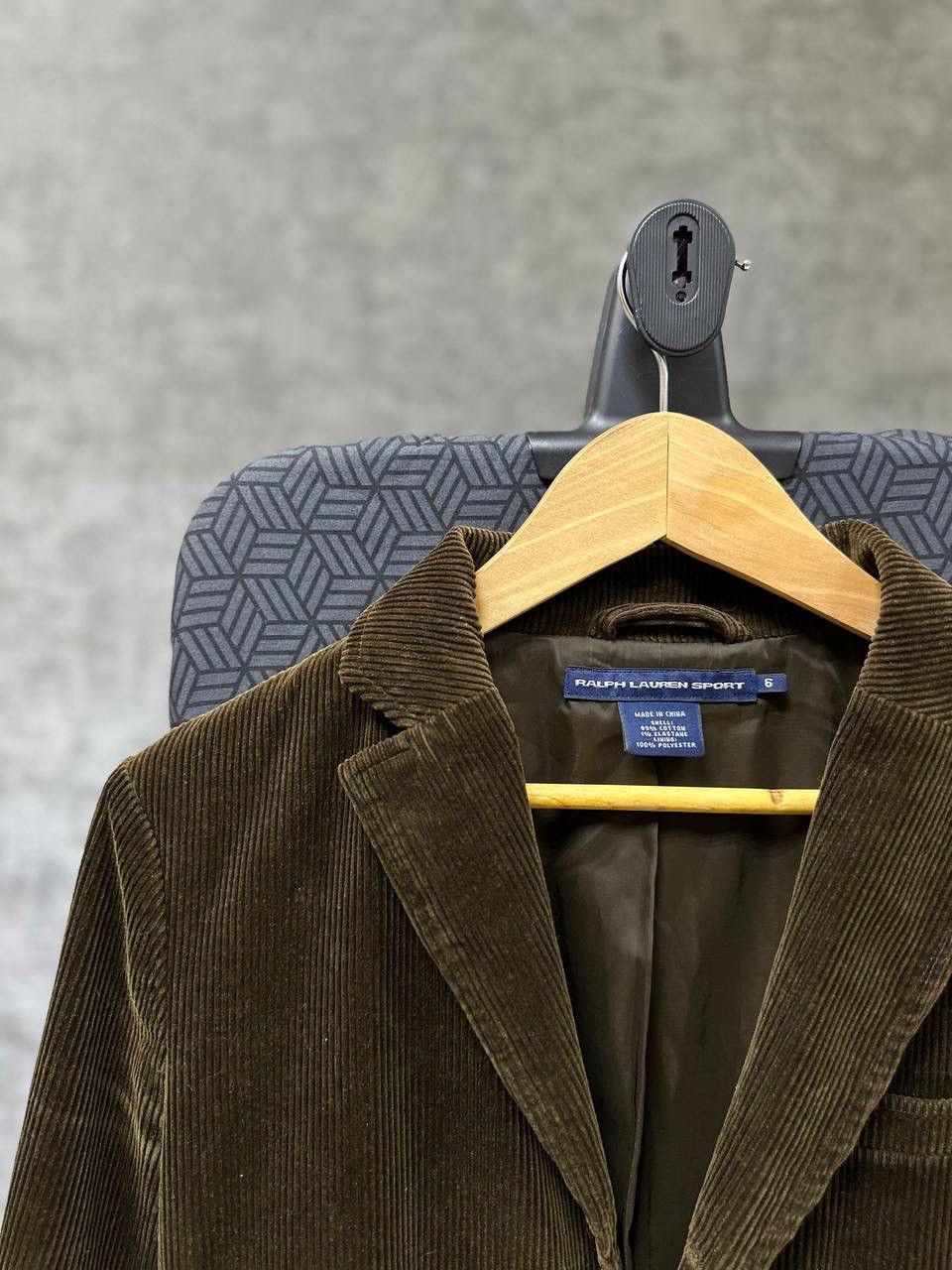 Polo Ralph Lauren × Vintage Vintage Polo Ralph Lauren Velvet Brown Blazer Size 38R - 11 Thumbnail