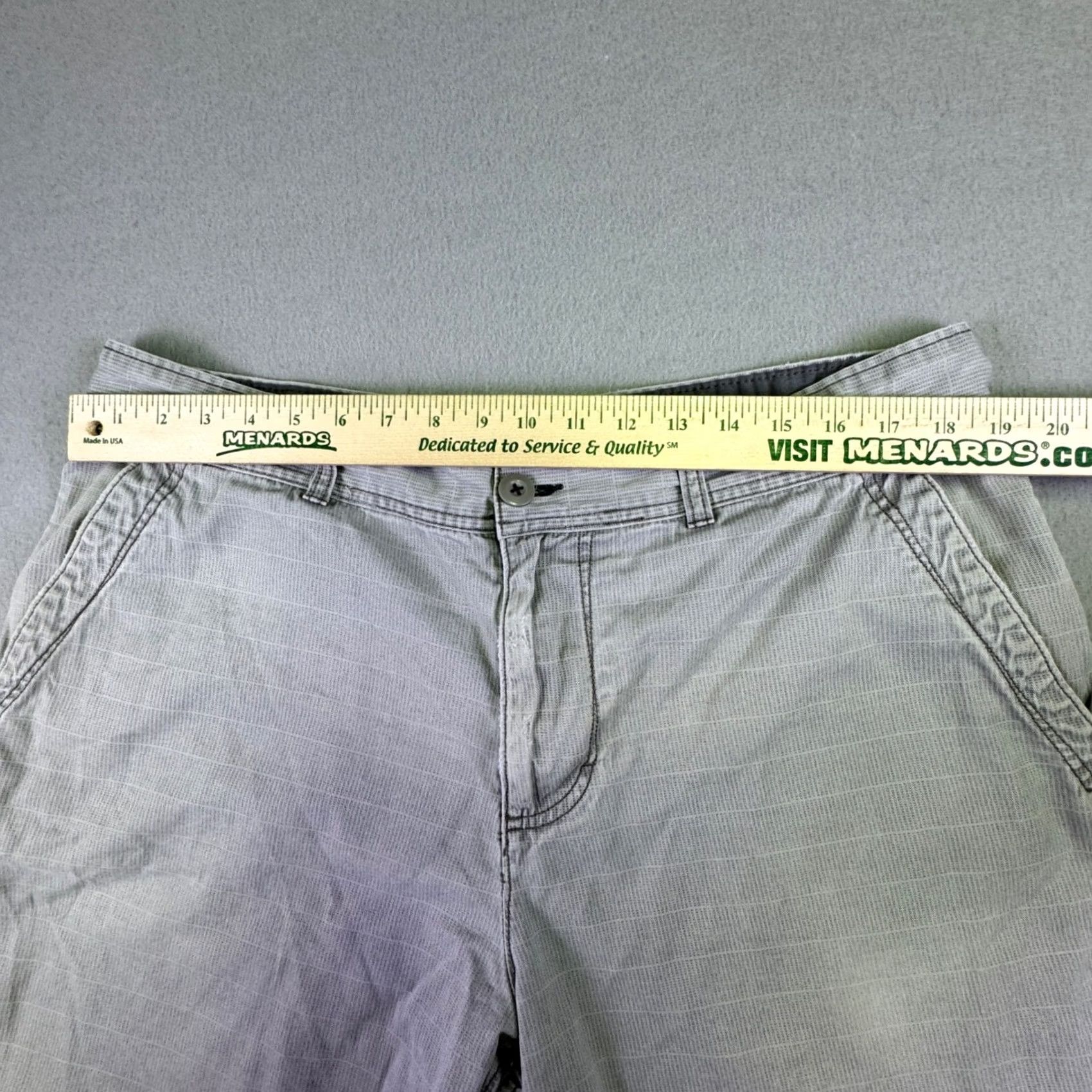 Ocean Pacific VINTAGE Ocean Pacific Shorts Mens 38 Gray Casual Streetwear Summer Cotton Fit Size US 38 / EU 54 - 2 Thumbnail