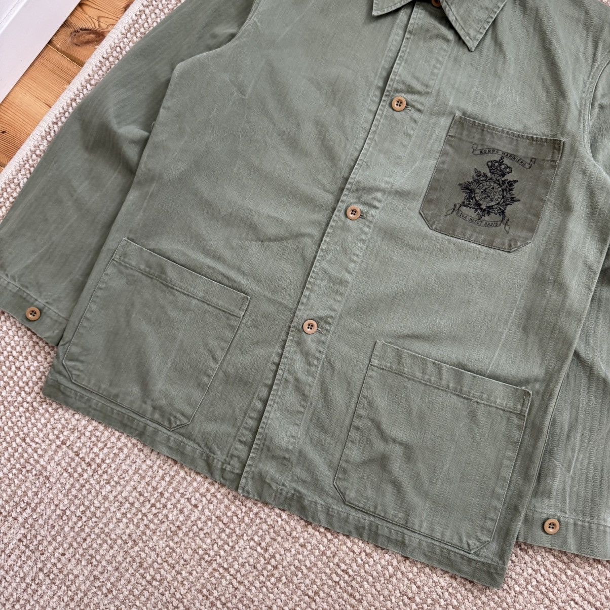 Vintage 60s Vintage Military Dutch KORPS MARINIERS HBT Work Jacket Size US M / EU 48-50 / 2 - 5 Thumbnail