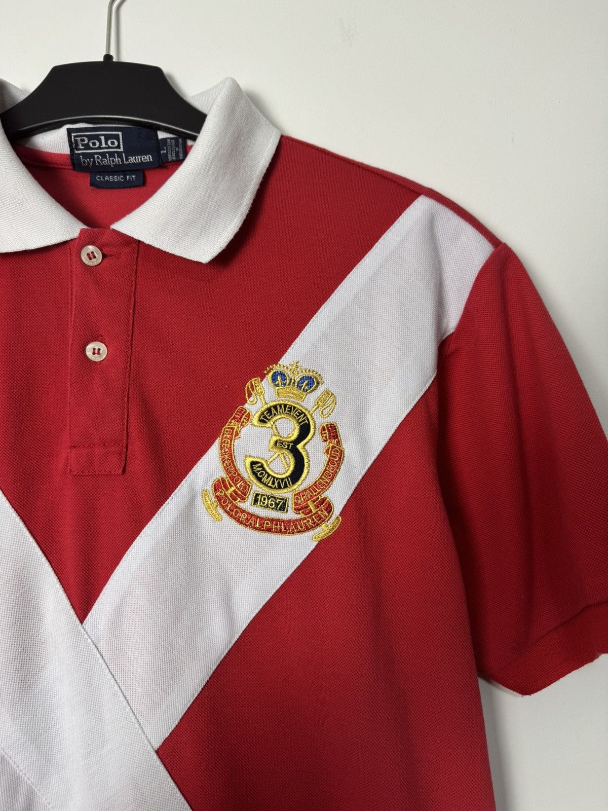 Polo Ralph Lauren Polo Ralph Lauren Polo shirt “333” Big Logo Streetwear Y2K Size US L / EU 52-54 / 3 - 7 Thumbnail