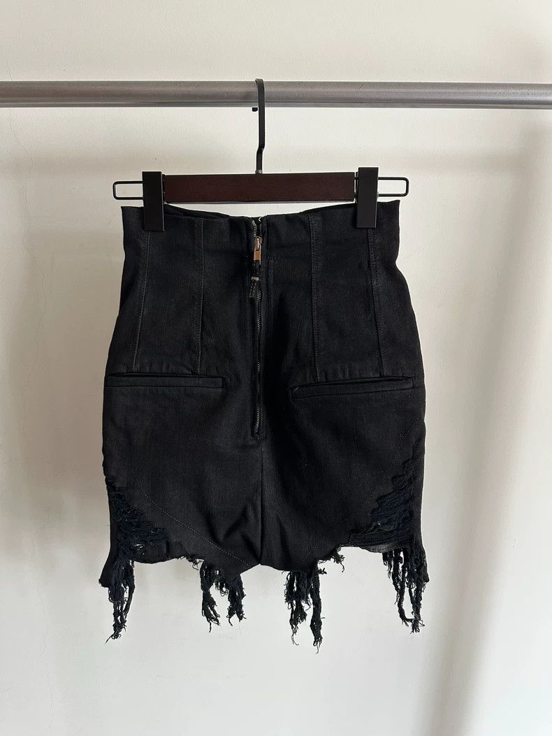 Rick Owens Rick Owens size xs 24SS Wash Break Fringe Hot Pants Shorts Size 23" - 2 Thumbnail