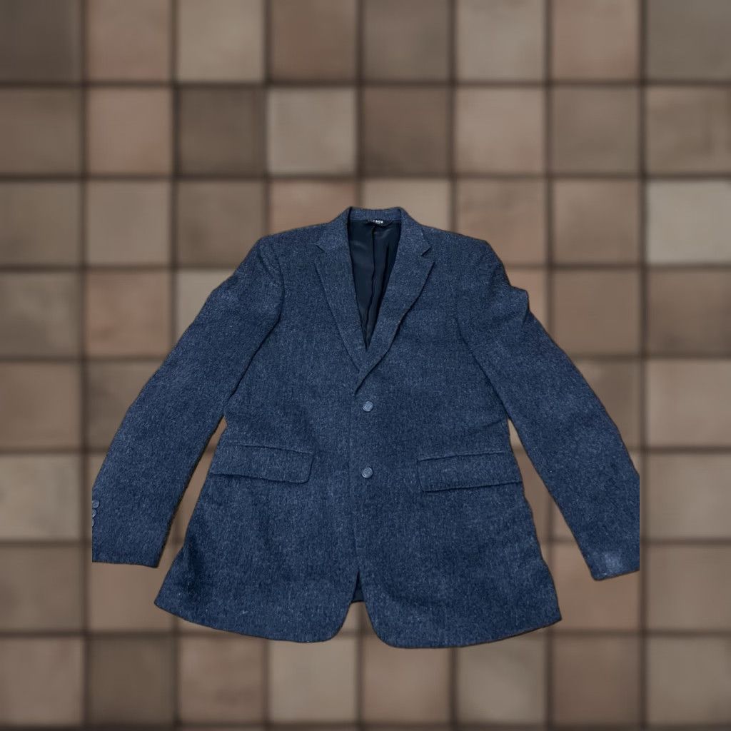 Jos. A. Bank Jos A Bank Men's Blazer Sport Coat Jacket 40L Camel Hair Charcoal Dark Heather Solid Size 40R - 1 Thumbnail