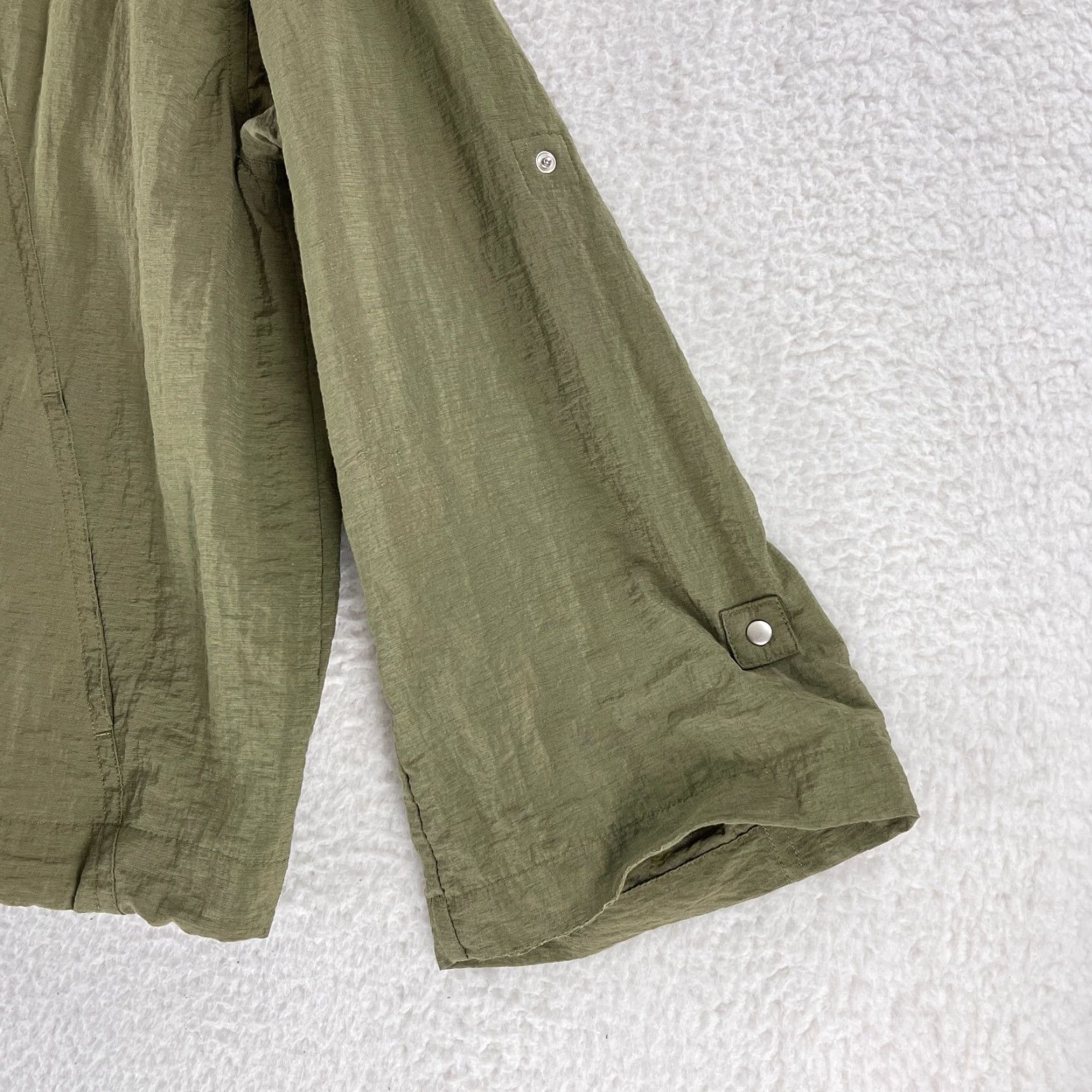 J. Jill J. Jill Jacket Womens Size XL Green Full Zip Long Sleeve Lightweight Mock Neck Size XL / US 12-14 / IT 48-50 - 5 Thumbnail