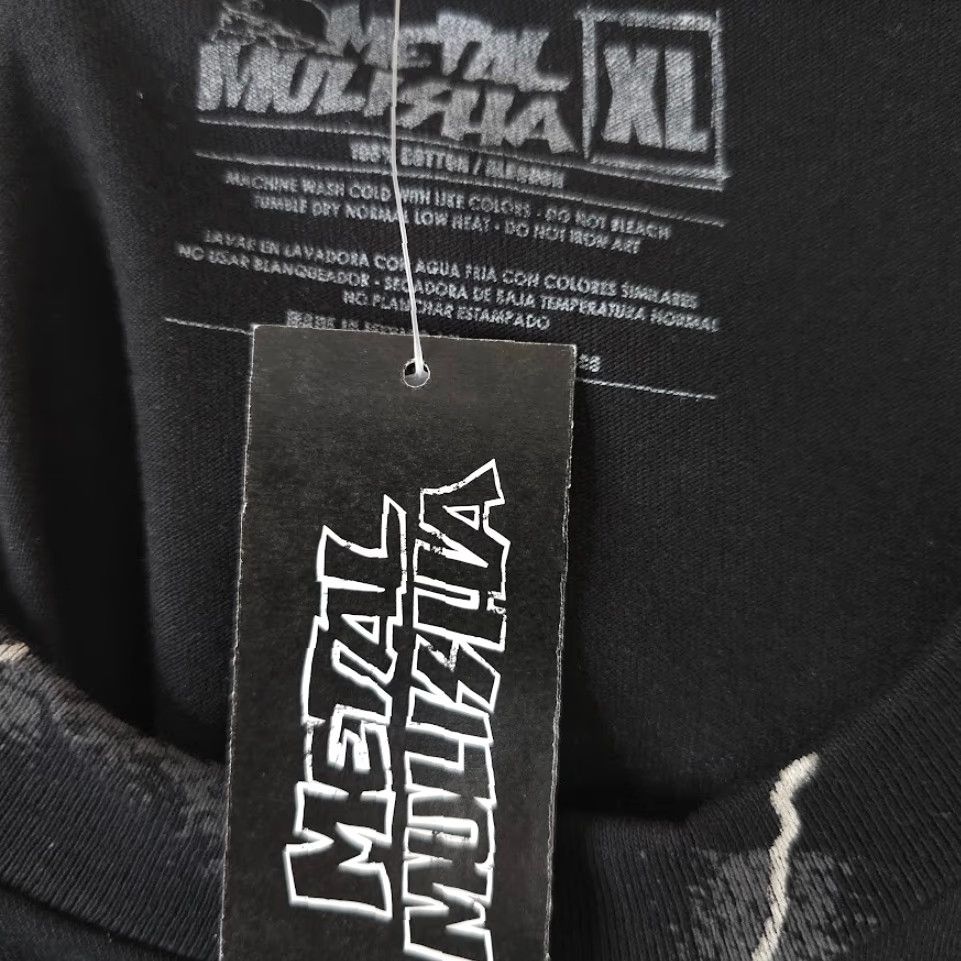 Metal Mulisha Metal Mulisha Shirt Mens XL Black All Over Print Shock Lightning Skull Horror Size US XL / EU 56 / 4 - 5 Thumbnail