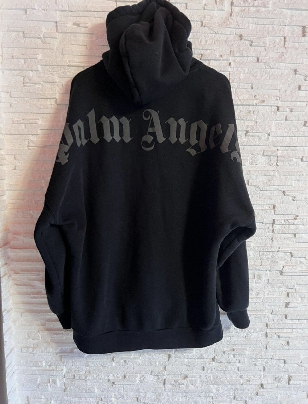 Palm Angels Palm Angels Logo Hoodie Size L Oversized Black Size US L / EU 52-54 / 3 - 4 Thumbnail