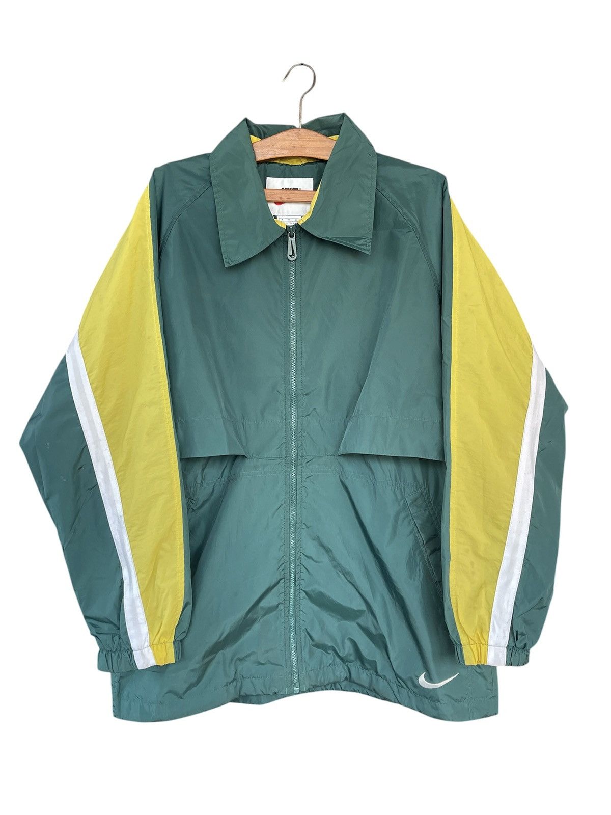 Nike Vintage 90s Nike Winbreaker jacket Size US L / EU 52-54 / 3 - 1 Thumbnail