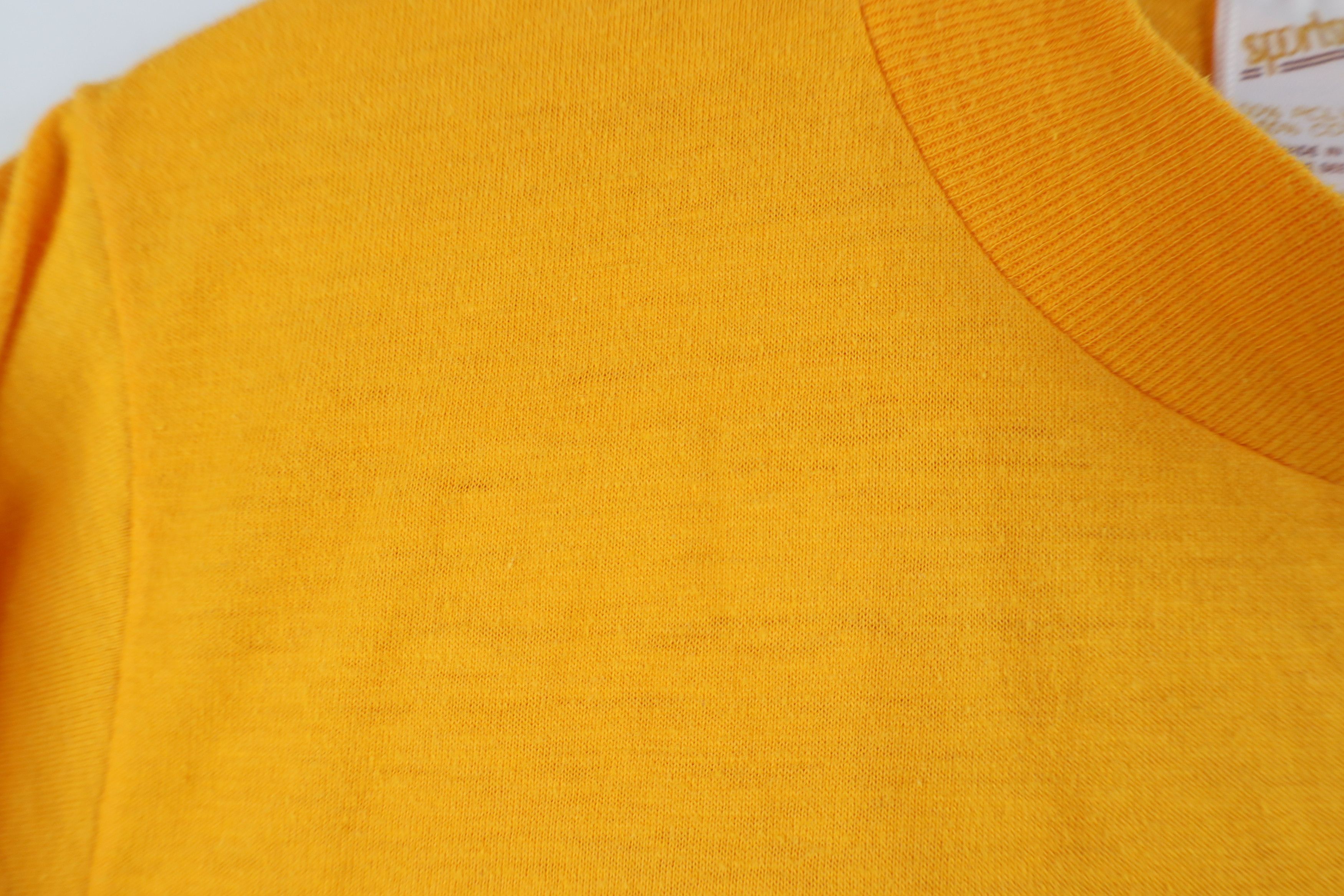 Vintage Vintage 80s High School 20th Reunion T-Shirt Gold USA Size M / US 6-8 / IT 42-44 - 5 Thumbnail
