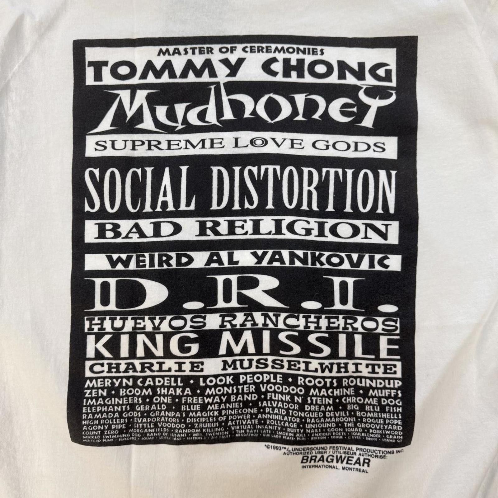 Band Tees 1993 Highwood Social Distortion Music Festival Tee Size US XL / EU 56 / 4 - 2 Thumbnail