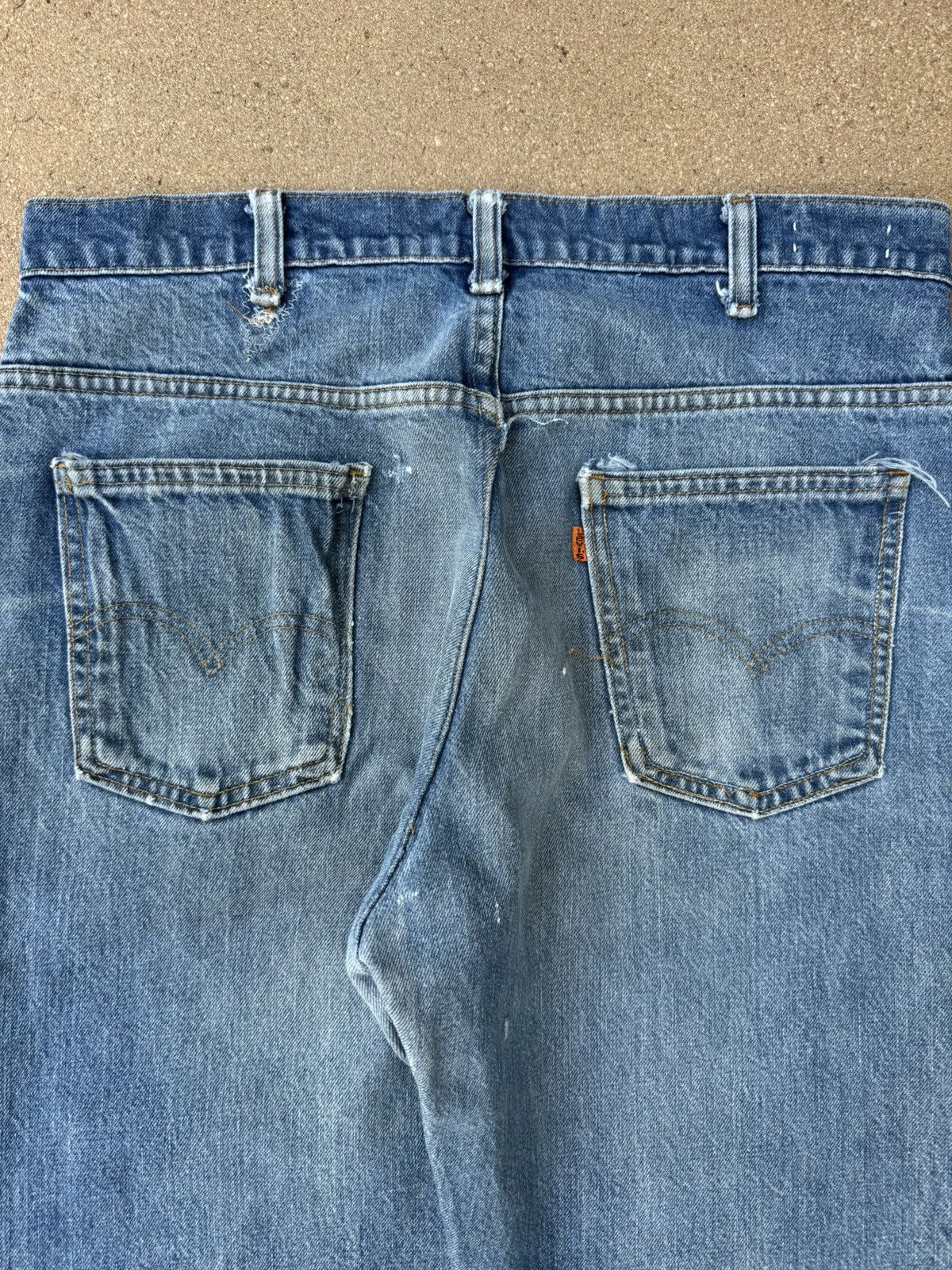 Levi's Vtg 80’s Levi’s 646 Orange Tab Bellbottom Flare Jeans 34x29 Size US 34 / EU 50 - 7 Thumbnail