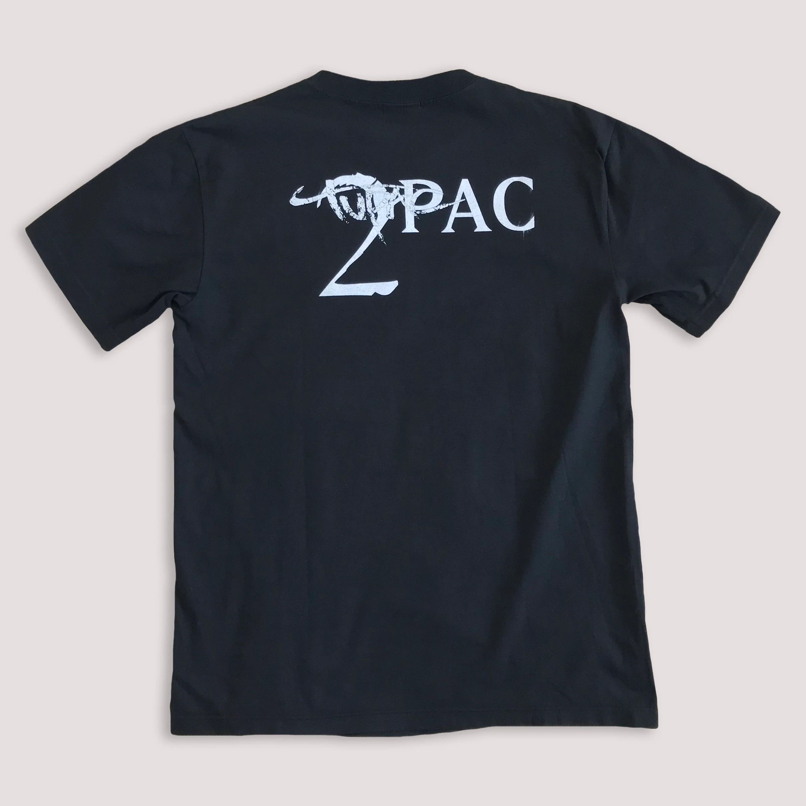Rap Tees Vintage 90s 2pac t shirt Tupac Tee Rap Hip hop Thug Life M/L Size US M / EU 48-50 / 2 - 3 Thumbnail