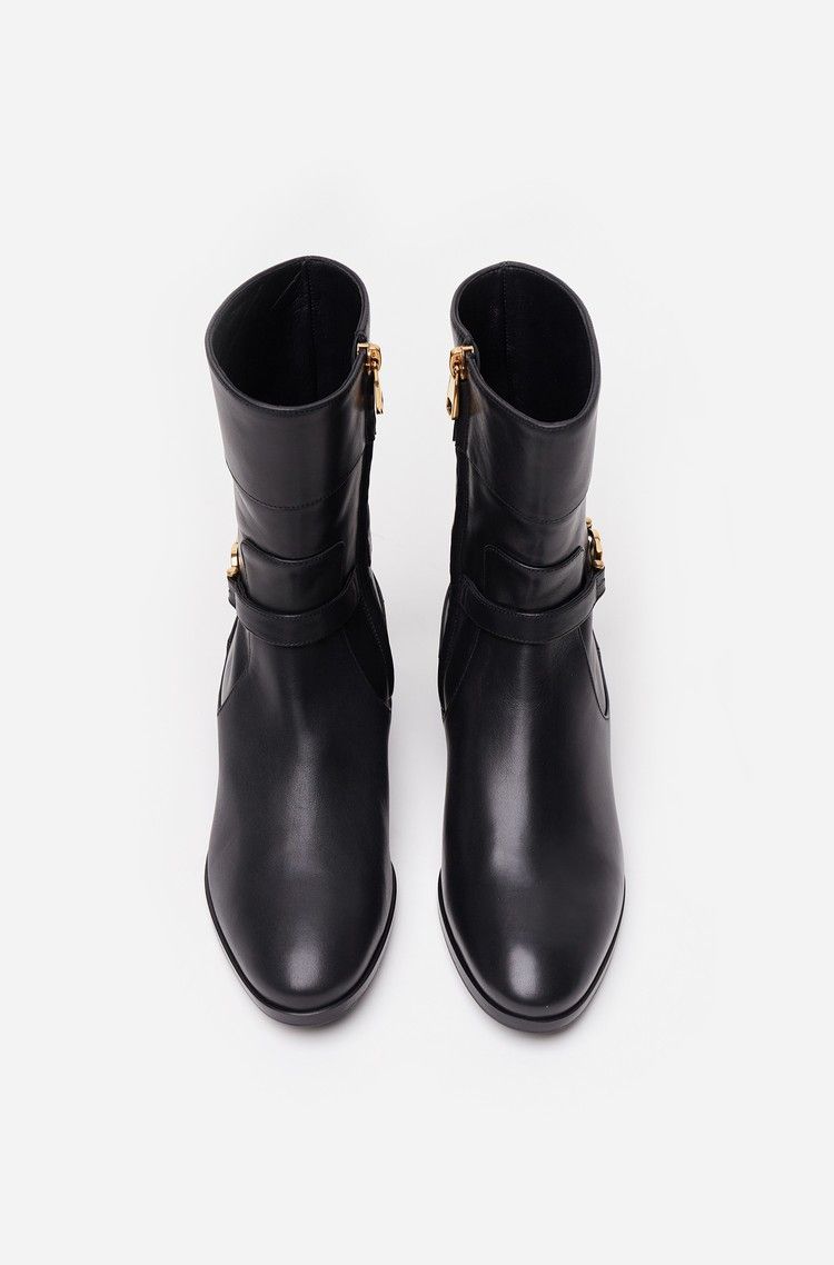 Dolce & Gabbana o1y0825 Ankle Boots in Black Size US 5.5 / IT 35.5 - 3 Thumbnail