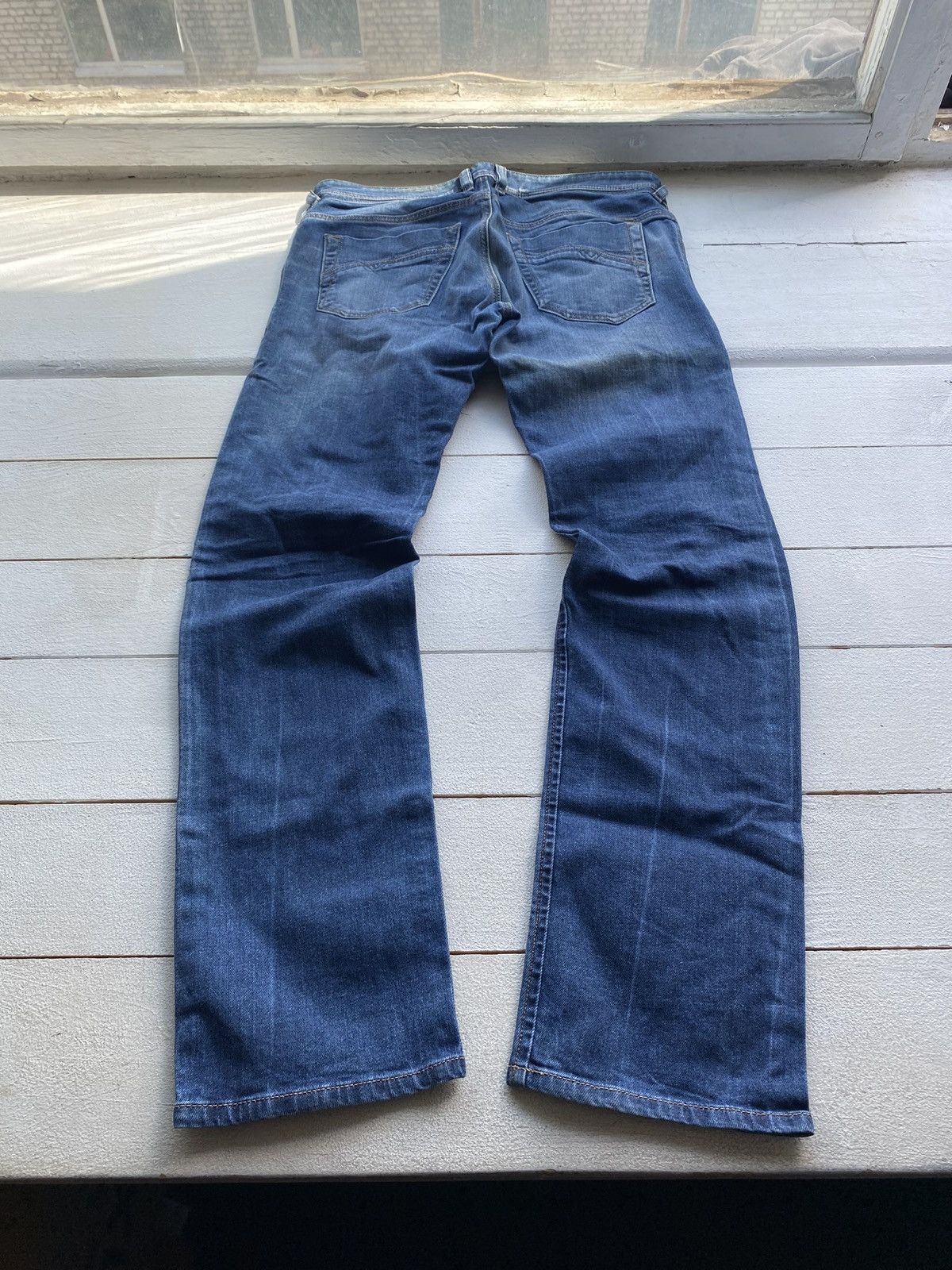 Diesel × Vintage 🔥Punk Opium Diesel Blue Mens Jeans 32 regular slim tapered Size US 32 / EU 48 - 13 Thumbnail