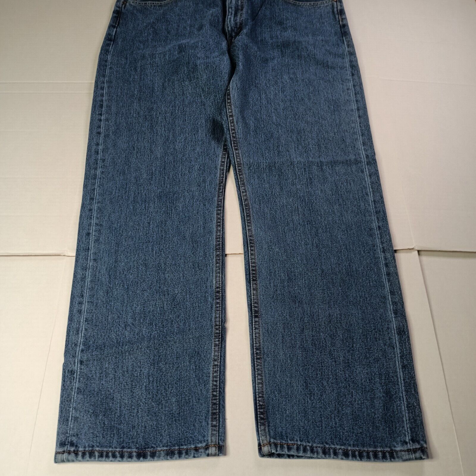 Levi's Levi's 505 Jeans Men's 42x34 Regular Fit Straight Leg Blue Size US 42 / EU 58 - 3 Thumbnail