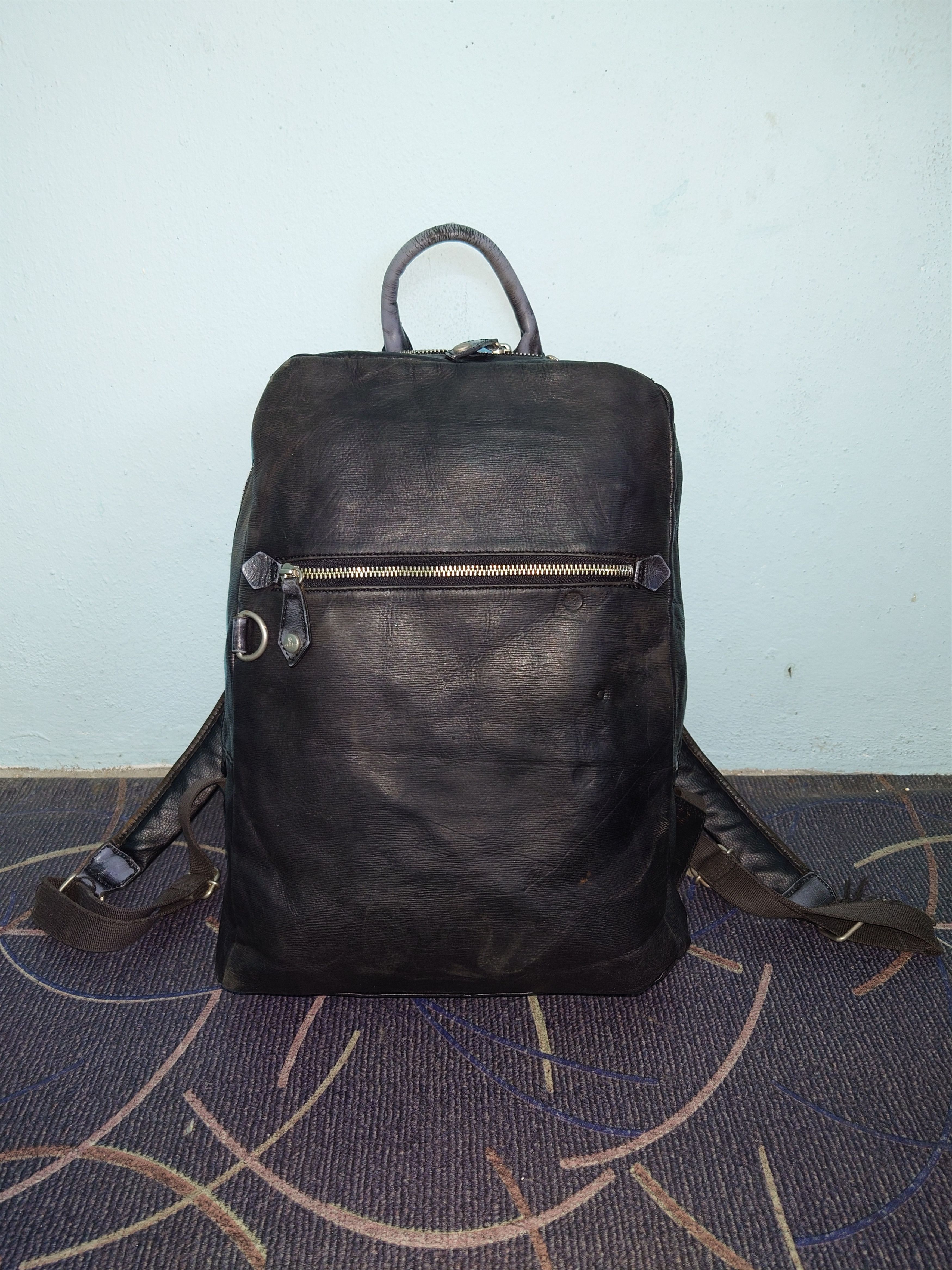 Vivienne Westwood Vivienne Westwood Archival Leather Backpack Size ONE SIZE - 1 Thumbnail