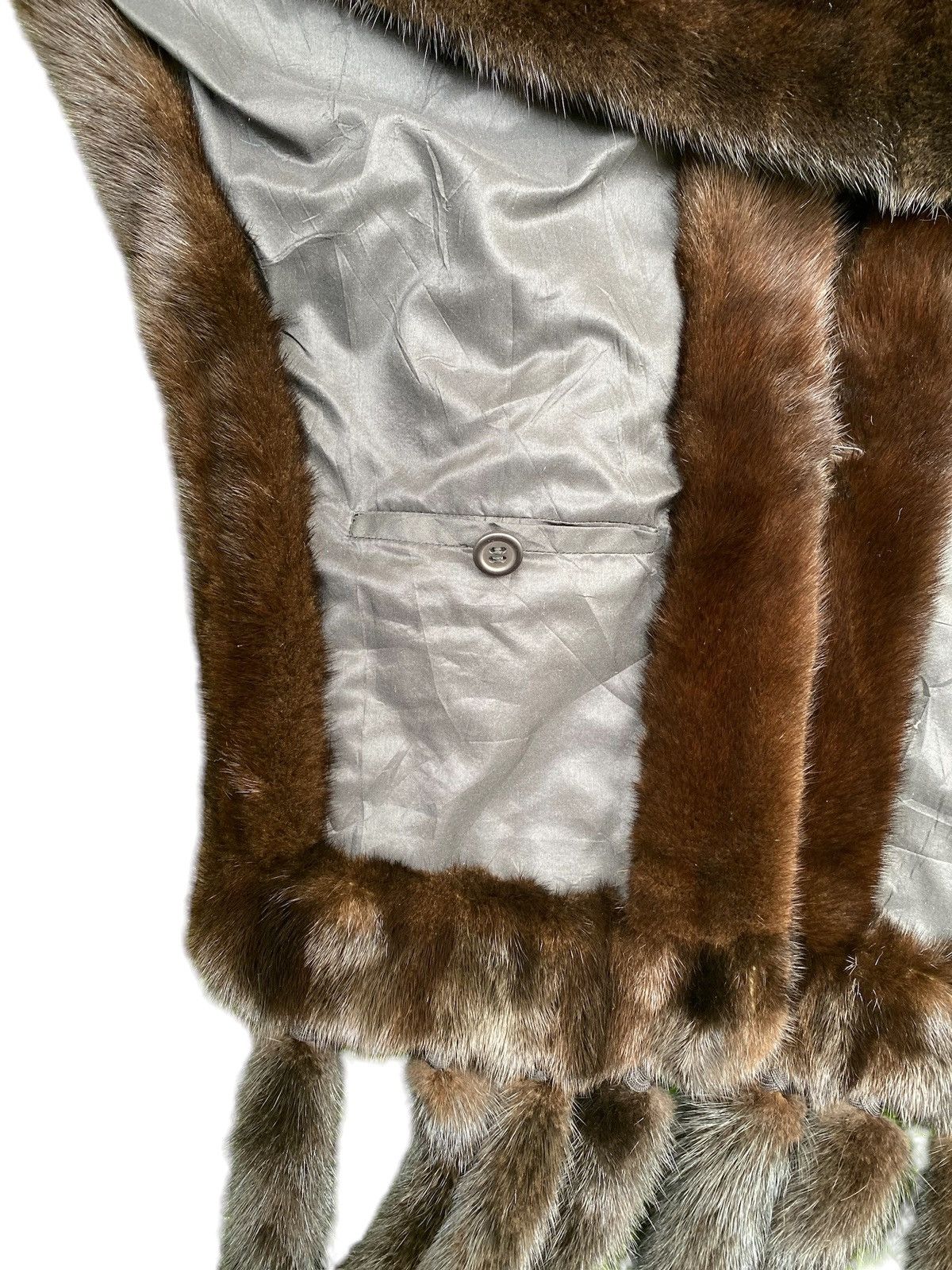 Japanese Brand × Sagafurs 💥best offer💥CRESCE EXCELLENT MOONRAI FUR V VEST NICE DESIGN Size ONE SIZE - 9 Thumbnail