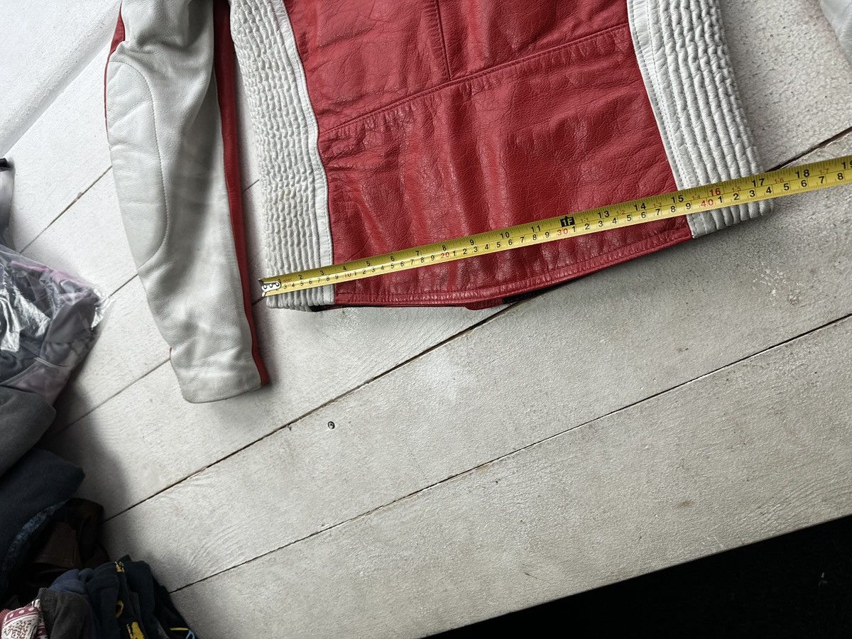 Other SEGURA 🚨VNTG LEATHER JACKET AVANT RACING BIG LOGO RED MOTO Size US XS / EU 42 / 0 - 19 Thumbnail