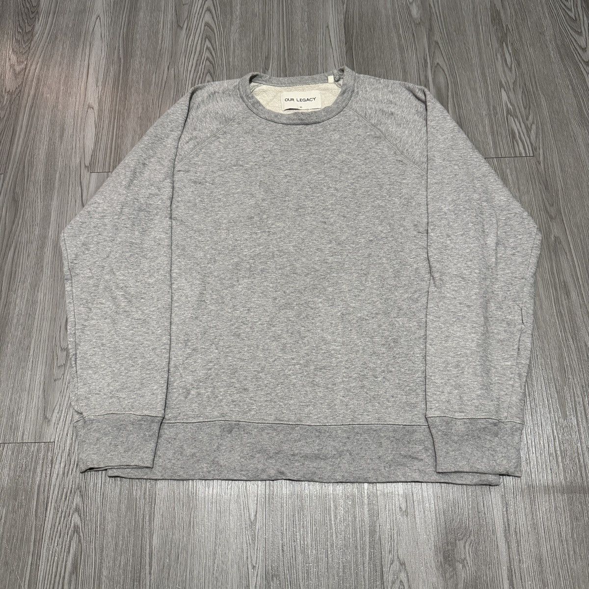 Our Legacy Our Legacy Grey Melange Sweatshirt Size US M / EU 48-50 / 2 - 1 Thumbnail