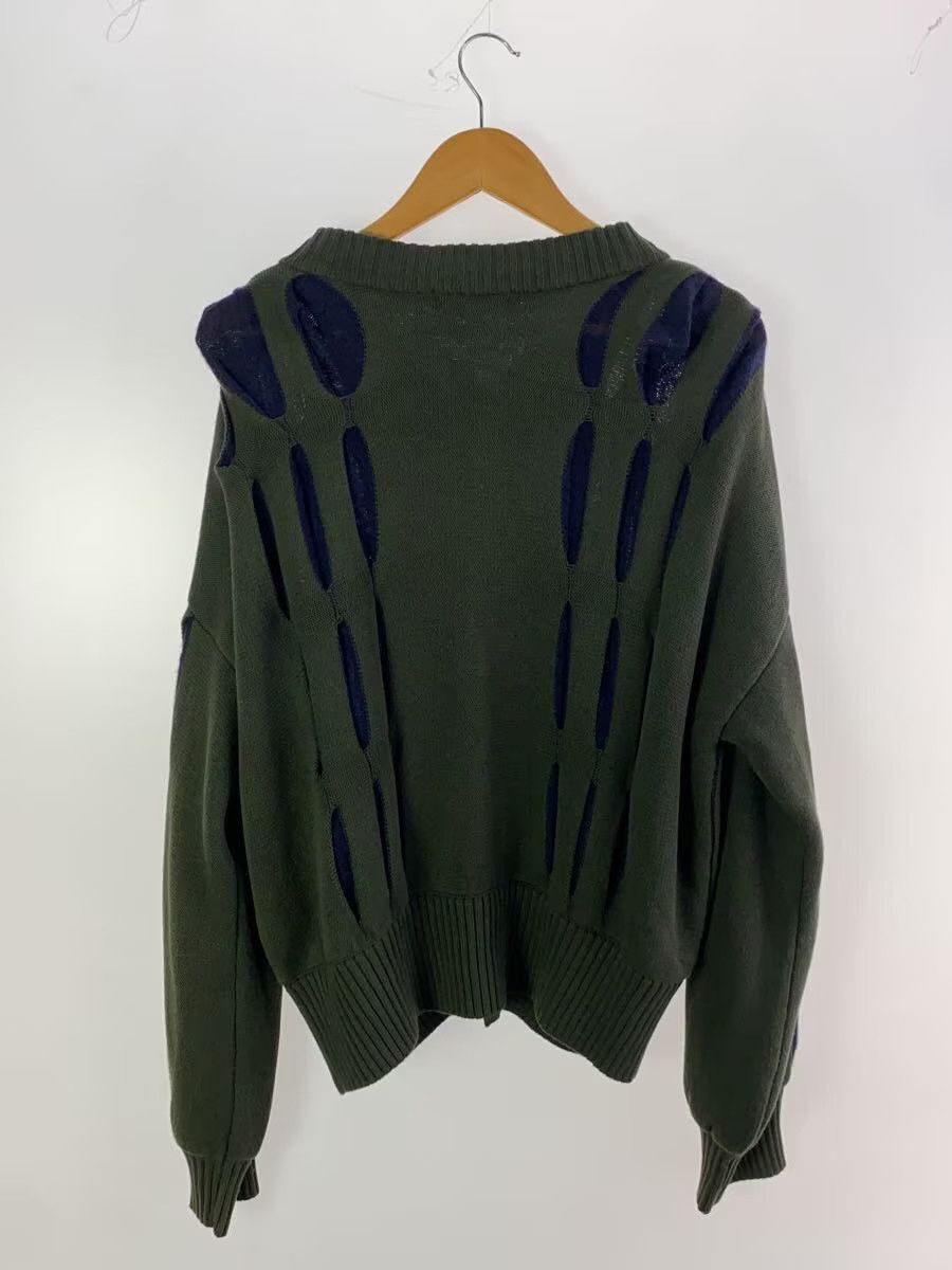 Y's × Yohji Yamamoto Slashed Knit Cardigan Size US M / EU 48-50 / 2 - 2 Thumbnail
